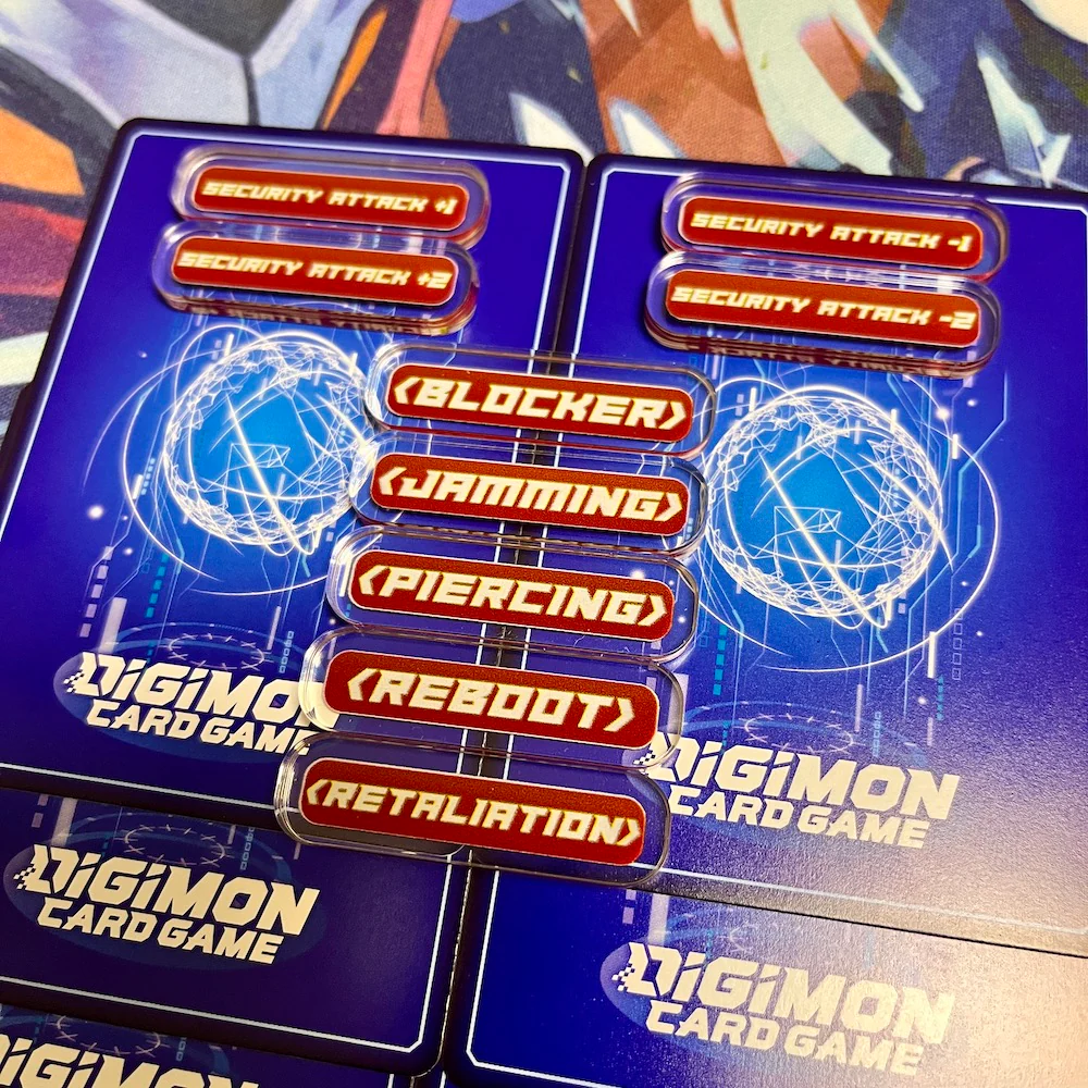 Acrylic Gameplay Tokens for Digimon Card Game - Image 5