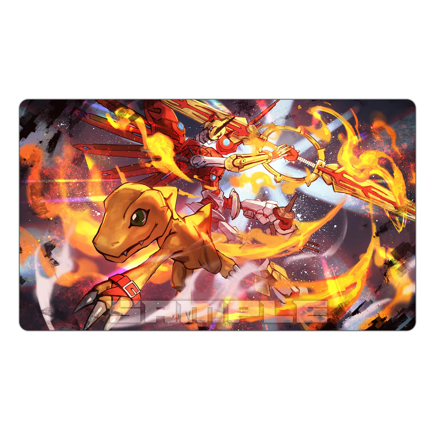Agumon 2006 & ShineGreymon TCG Playmat - Image 3