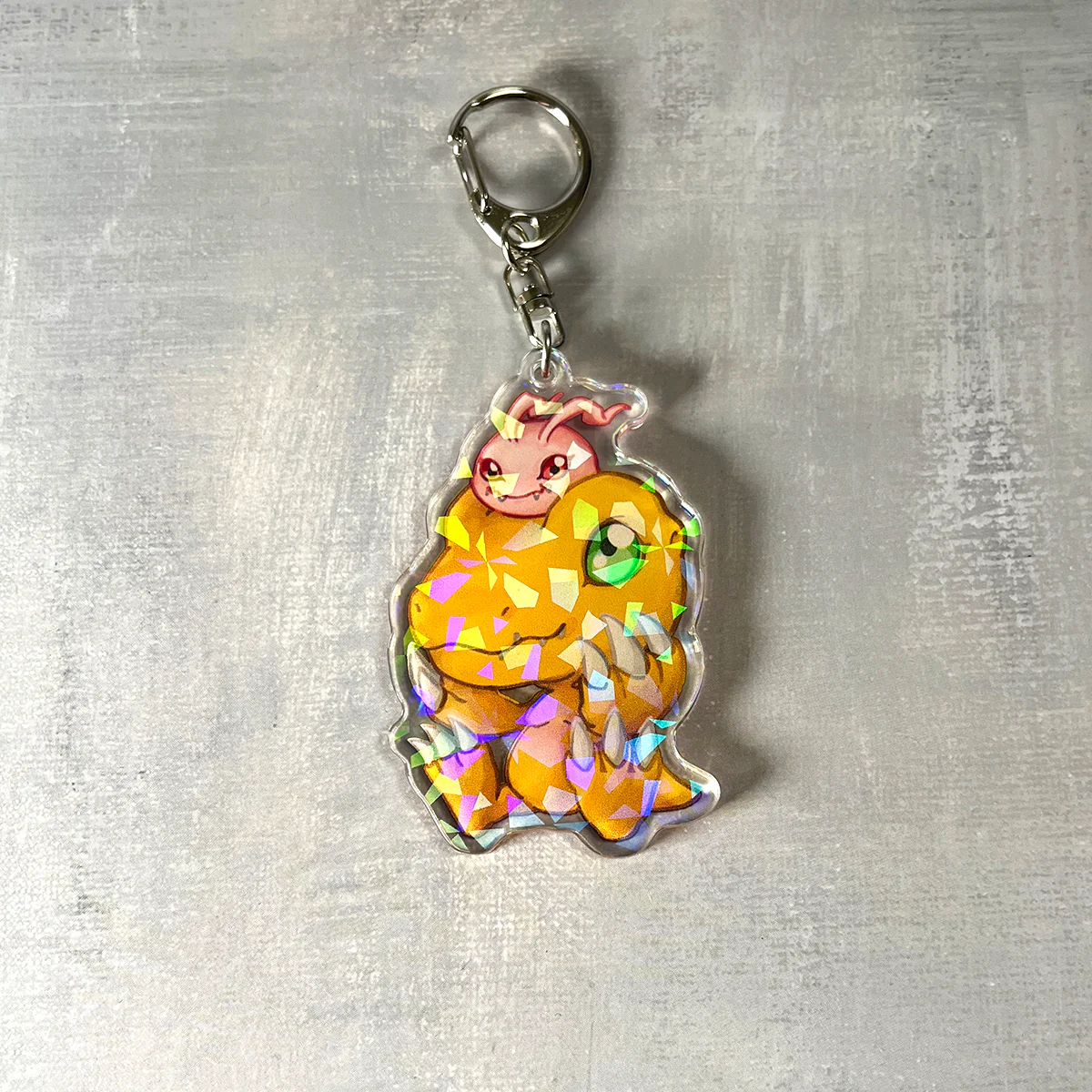 Agumon Chibi Acrylic Keychain - Image 2