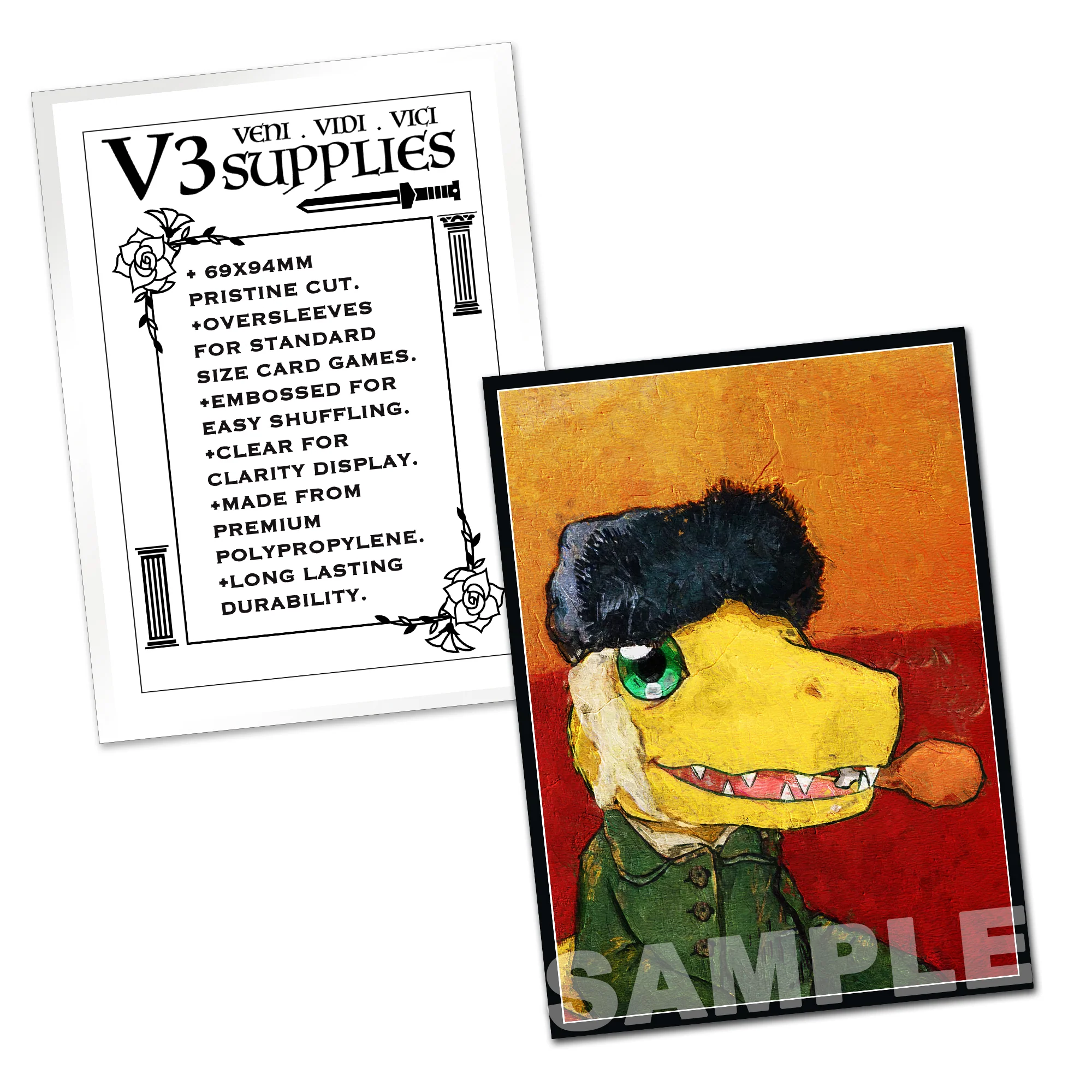 Agu van Gogh with Bandaged Ear Standard Size Card Sleeves - Image 2