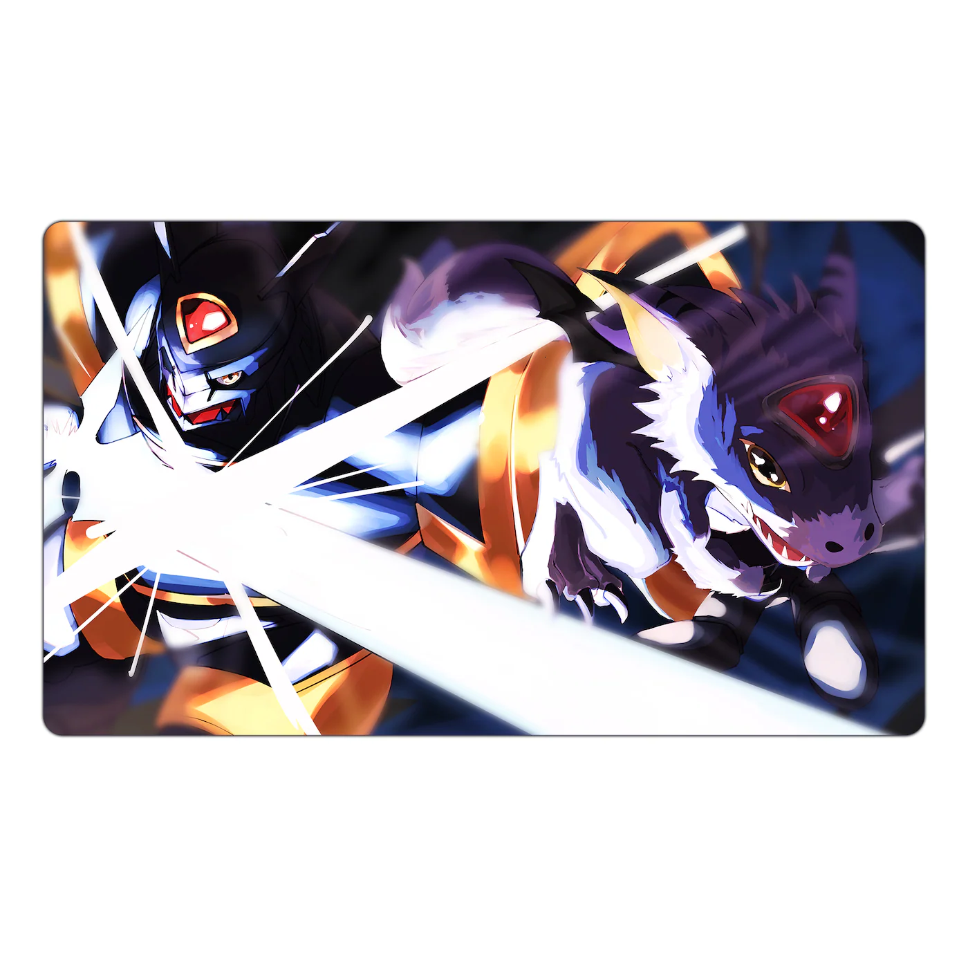 Alphamon & Dorumon TCG Playmat - Image 3