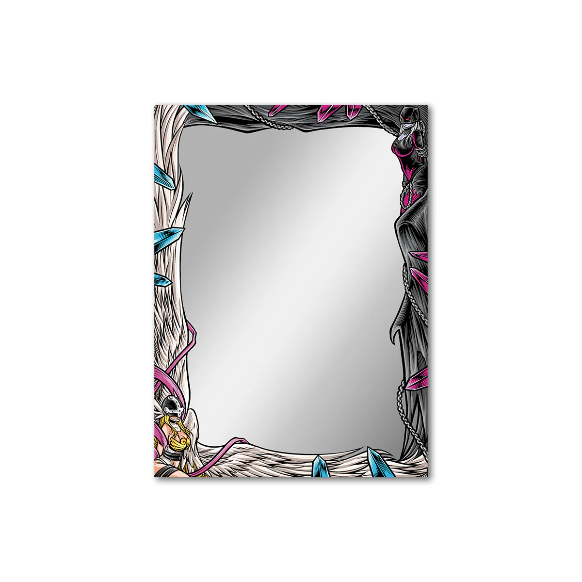 Angel & Devil Printed Border Oversleeves