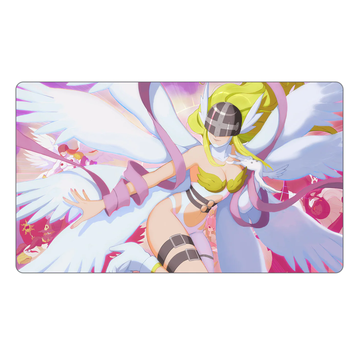 Awesome Angewomon by Rae TCG Playmat - Image 3