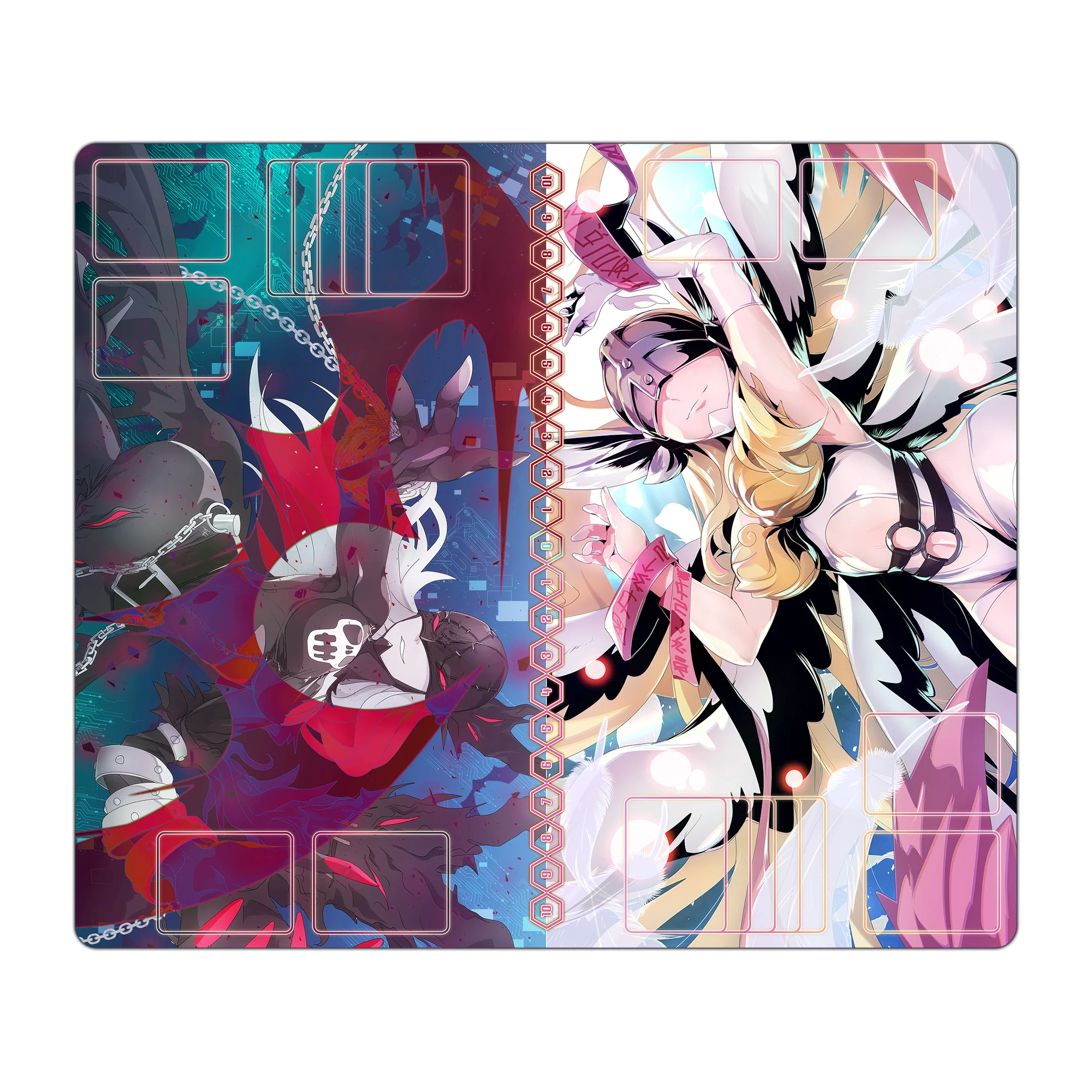 Angewomon & LadyDevimon TCG 2-Player Playmat TCG 2-Player Playmat