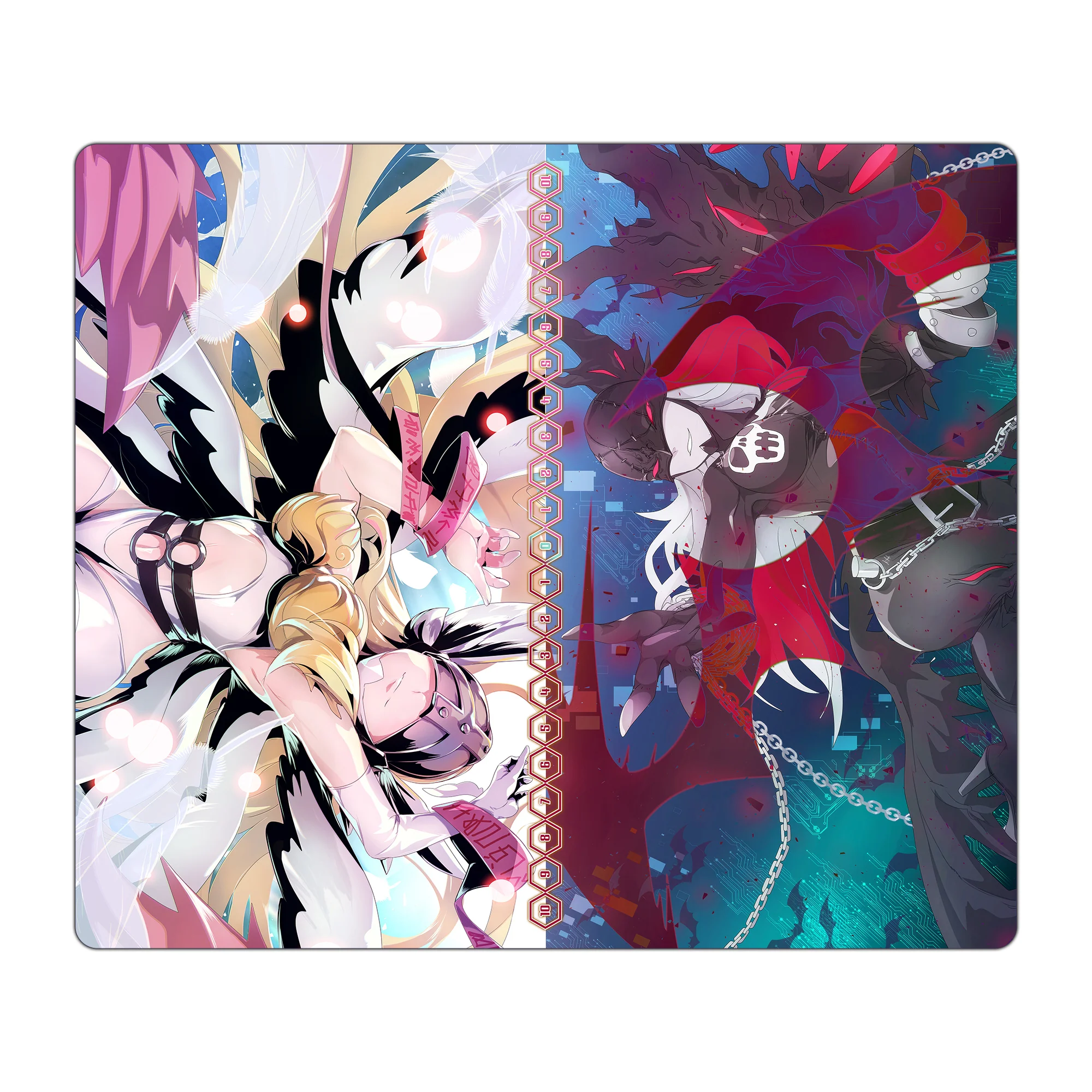 Angewomon & LadyDevimon TCG 2-Player Playmat TCG 2-Player Playmat - Image 2
