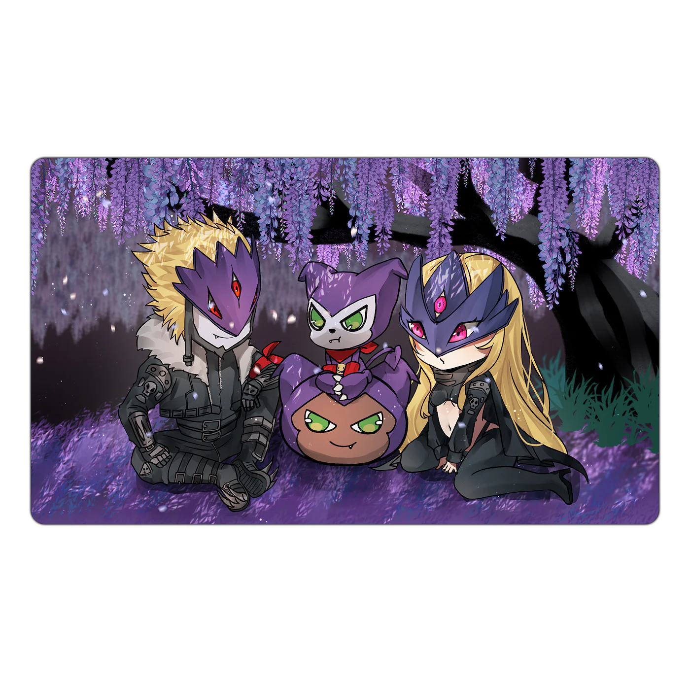 Chibi Beelzemon & Family TCG Playmat - Image 3