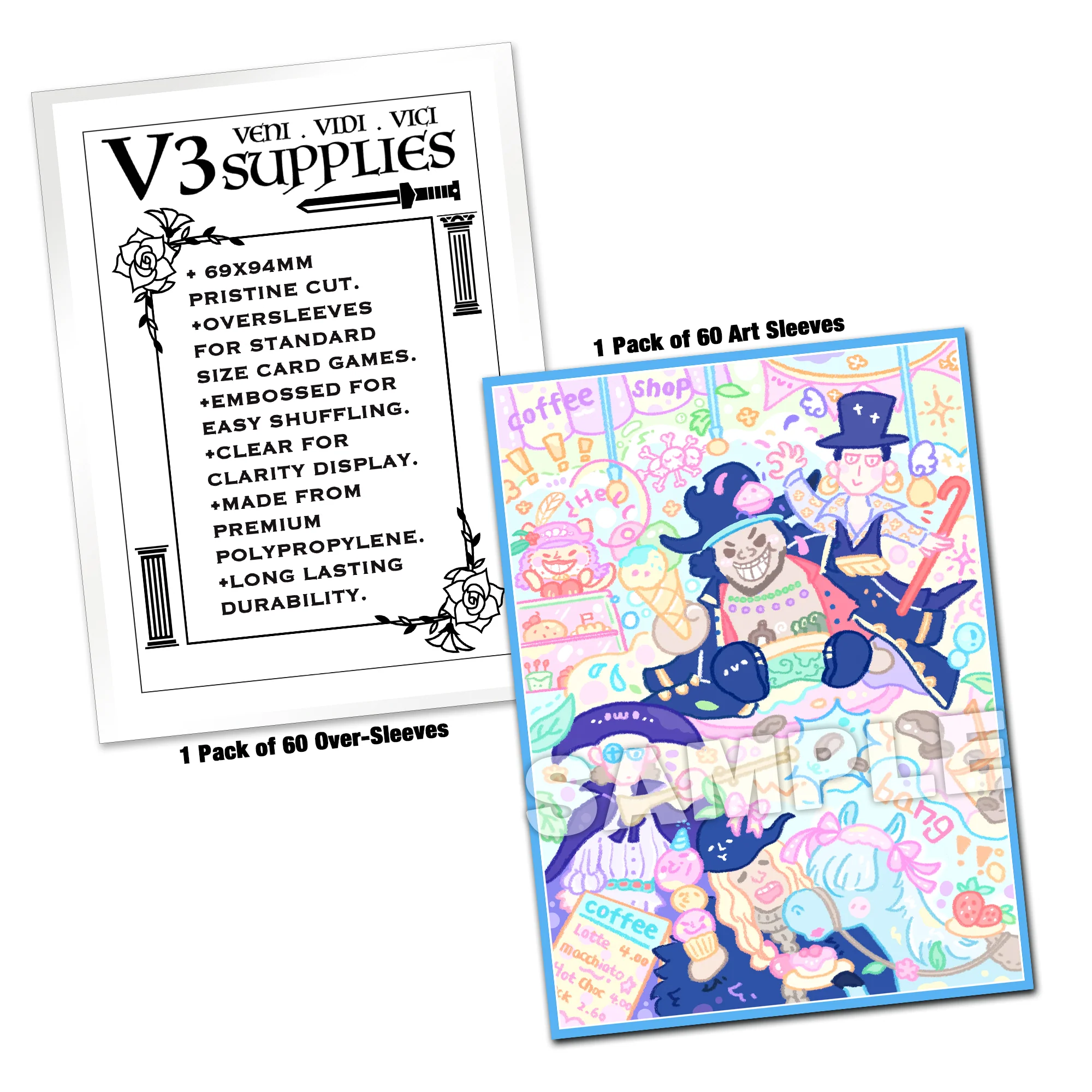 Blackbeard Pirates Cafe Standard Size Card Sleeves - Image 2