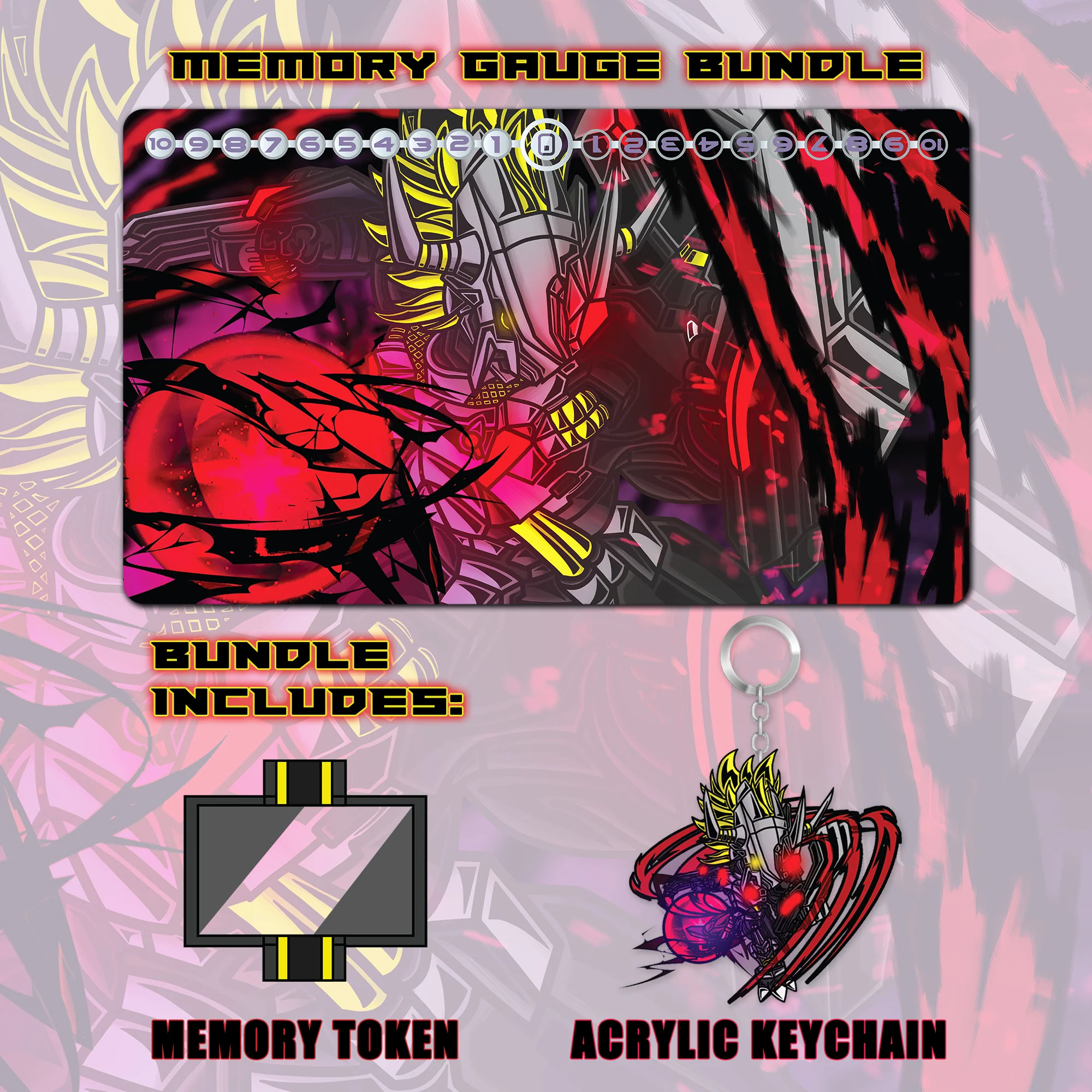 BlackWarGreymon X Hades Force Playmat Bundle - Image 2