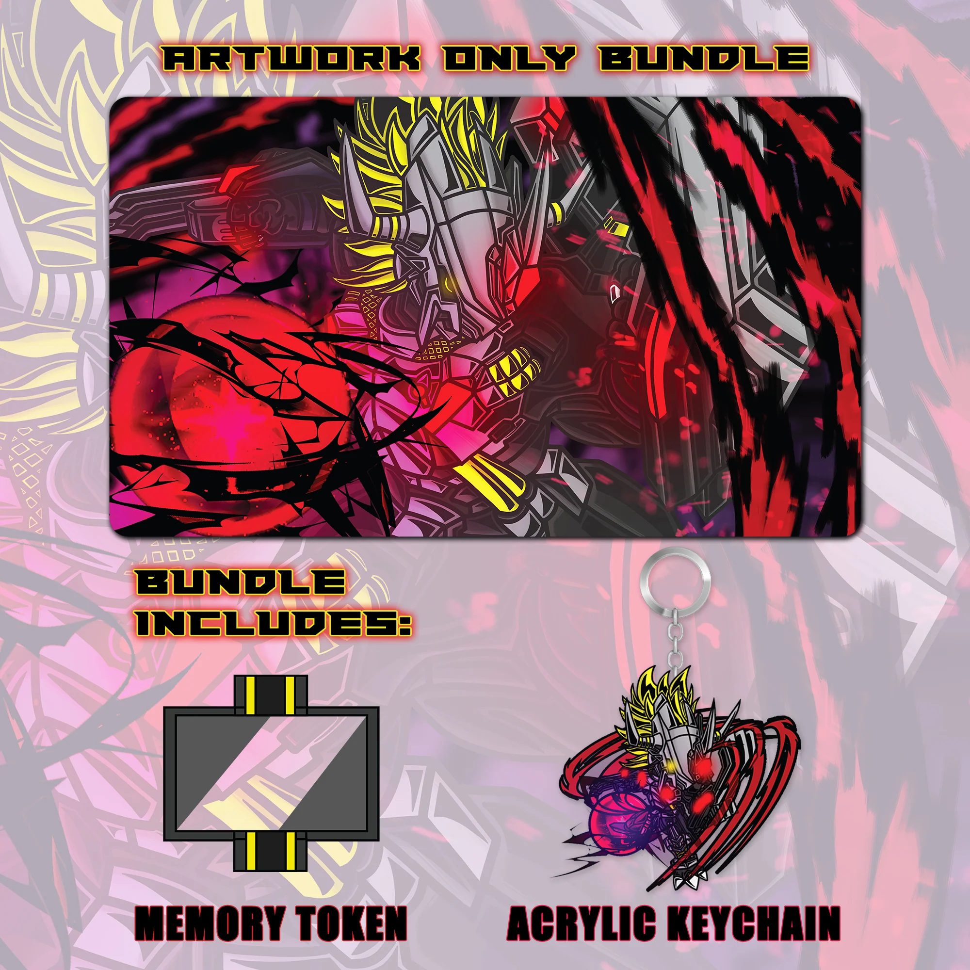 BlackWarGreymon X Hades Force Playmat Bundle - Image 3