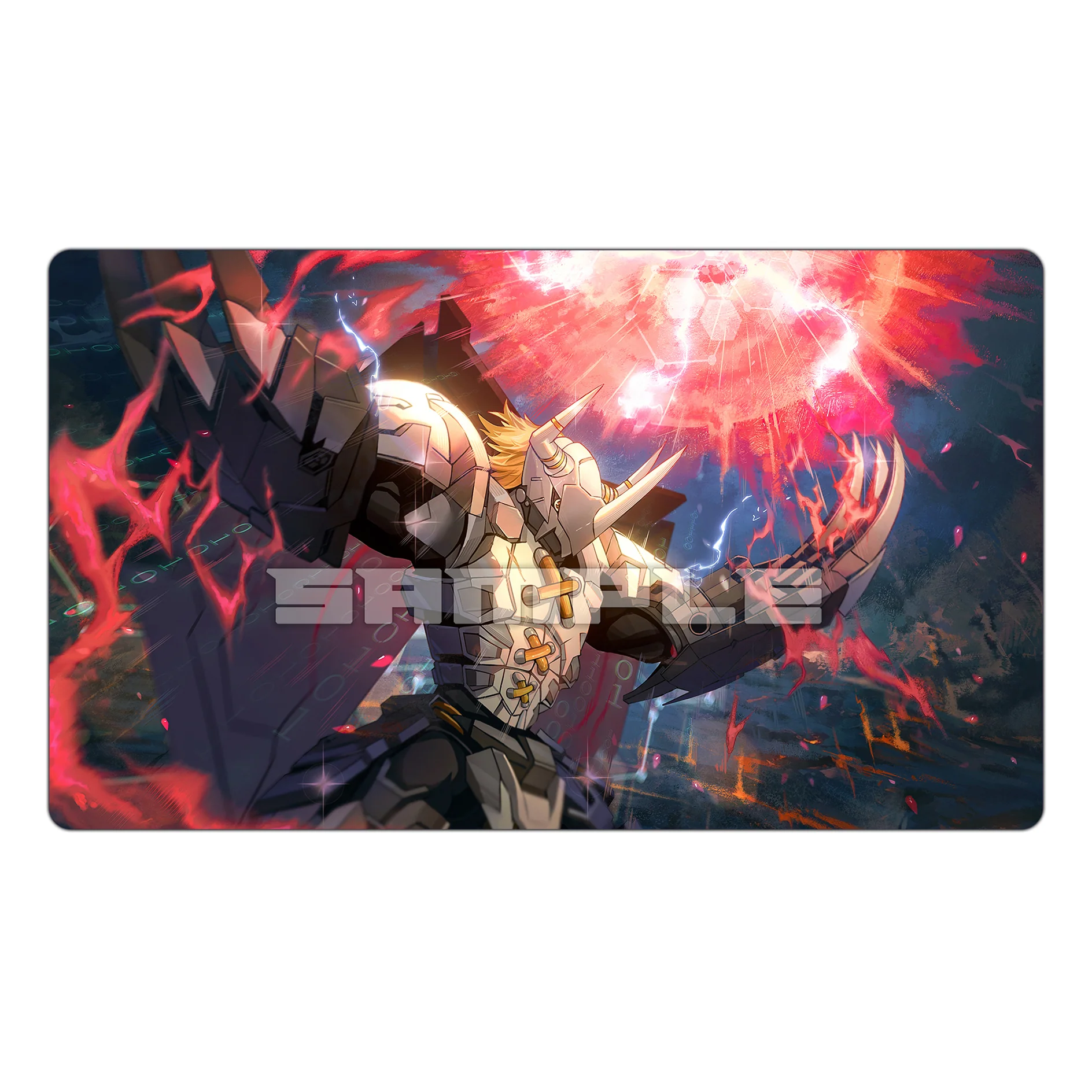 BlackWarGreymon Terra Destroyer TCG Playmat - Image 3