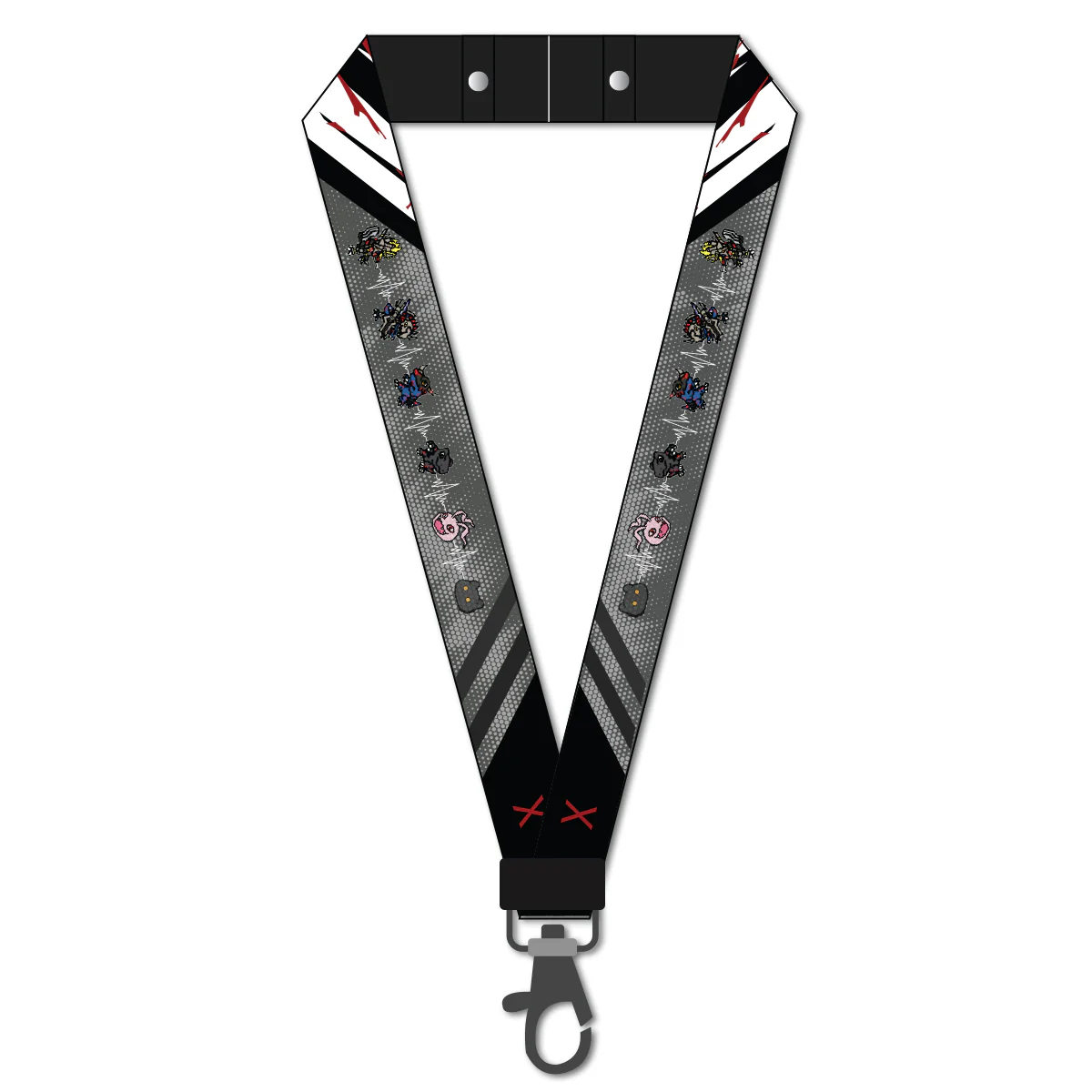 BlackWarGreymon X Lanyard 2x47cm