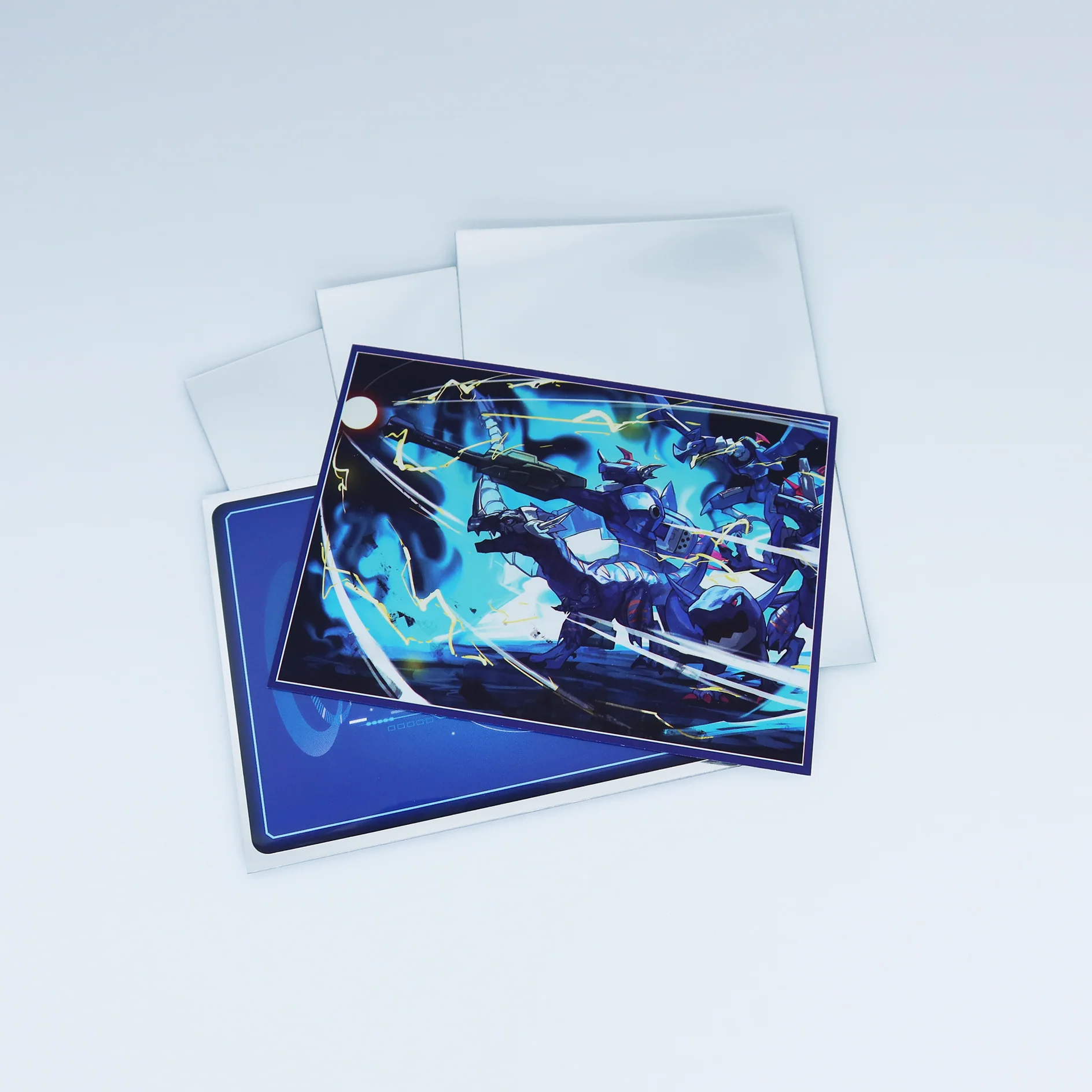Blue Flare Monsters Standard Size Card Sleeves - Image 4