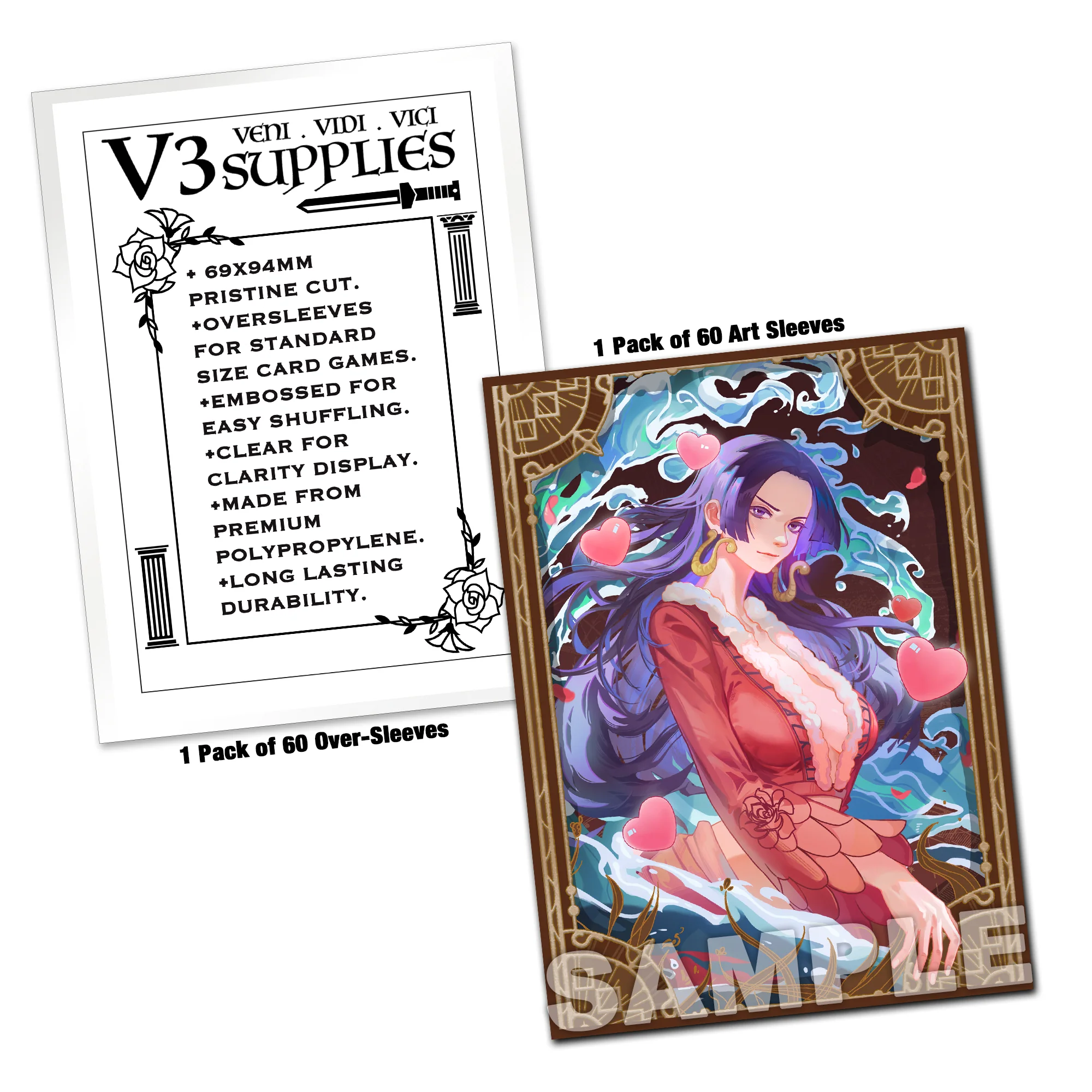 Boa Hancock, Empress of the Tides Standard Size Card Sleeves - Image 2