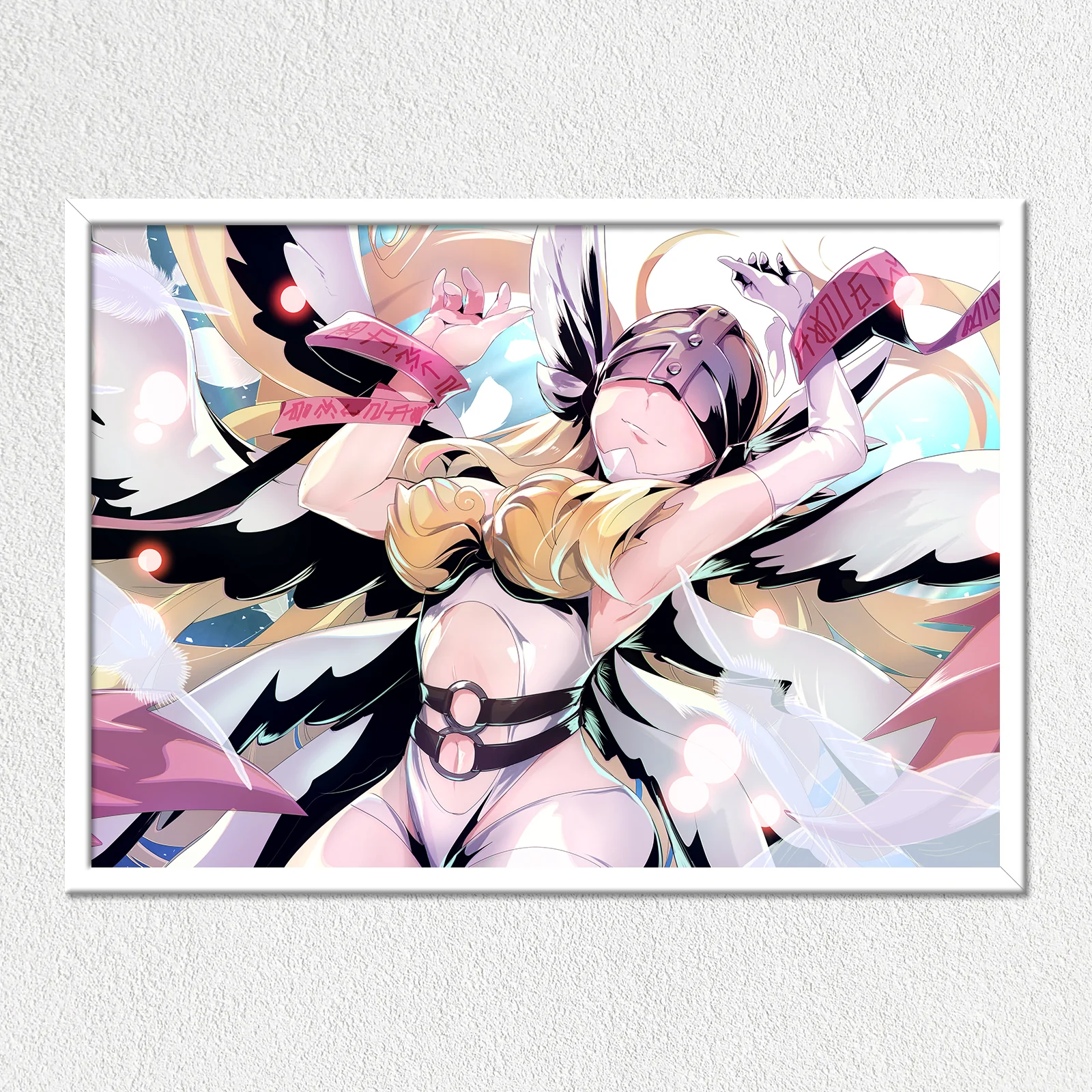 Heaven's Charm Angewomon Mounted Art Print