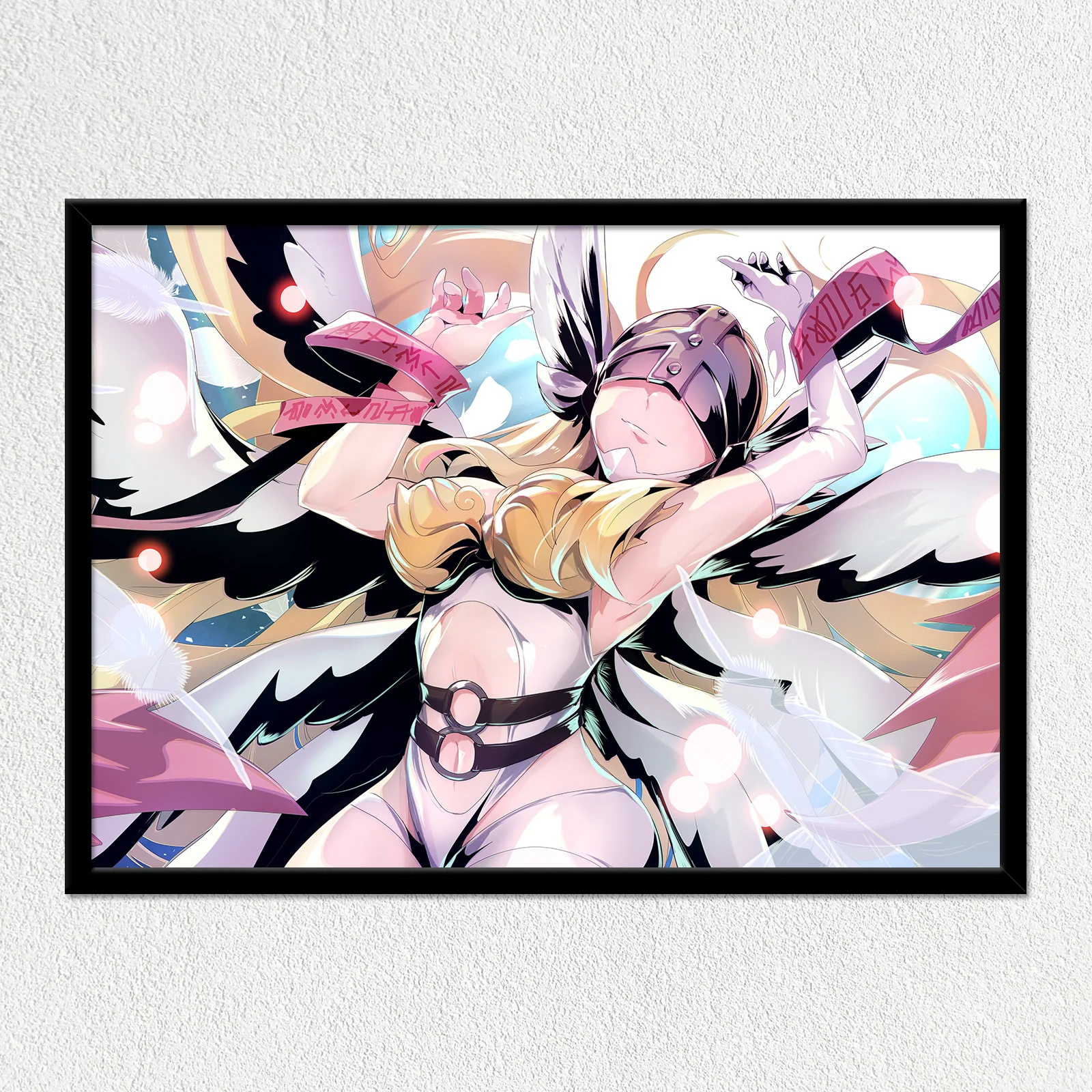 Heaven's Charm Angewomon Mounted Art Print - Image 2