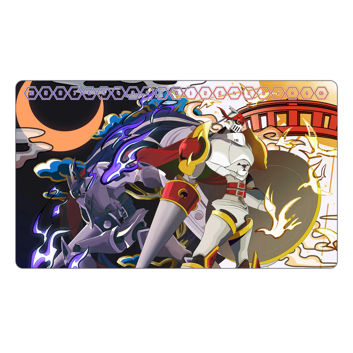 ChaosGallantmon & Gallantmon TCG Playmat