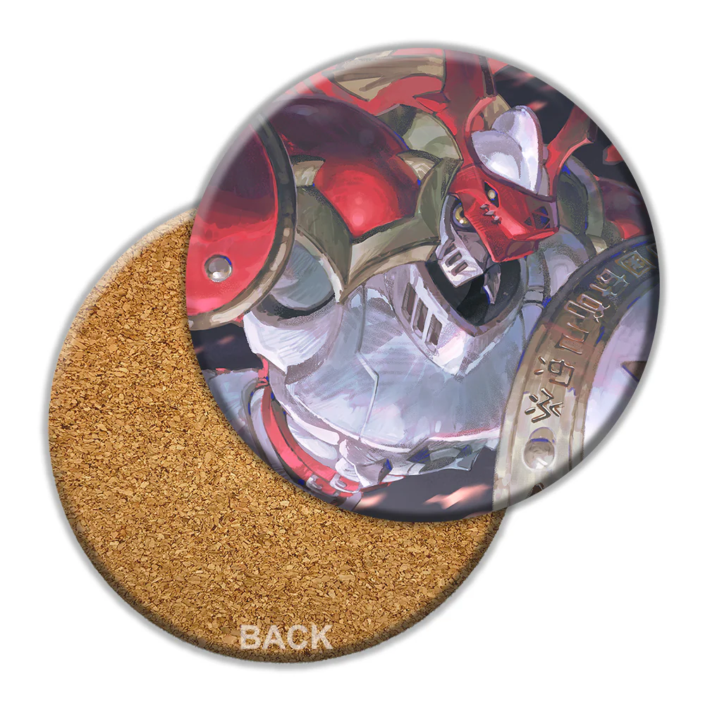 Chivalrous Gallantmon Ceramic Coaster