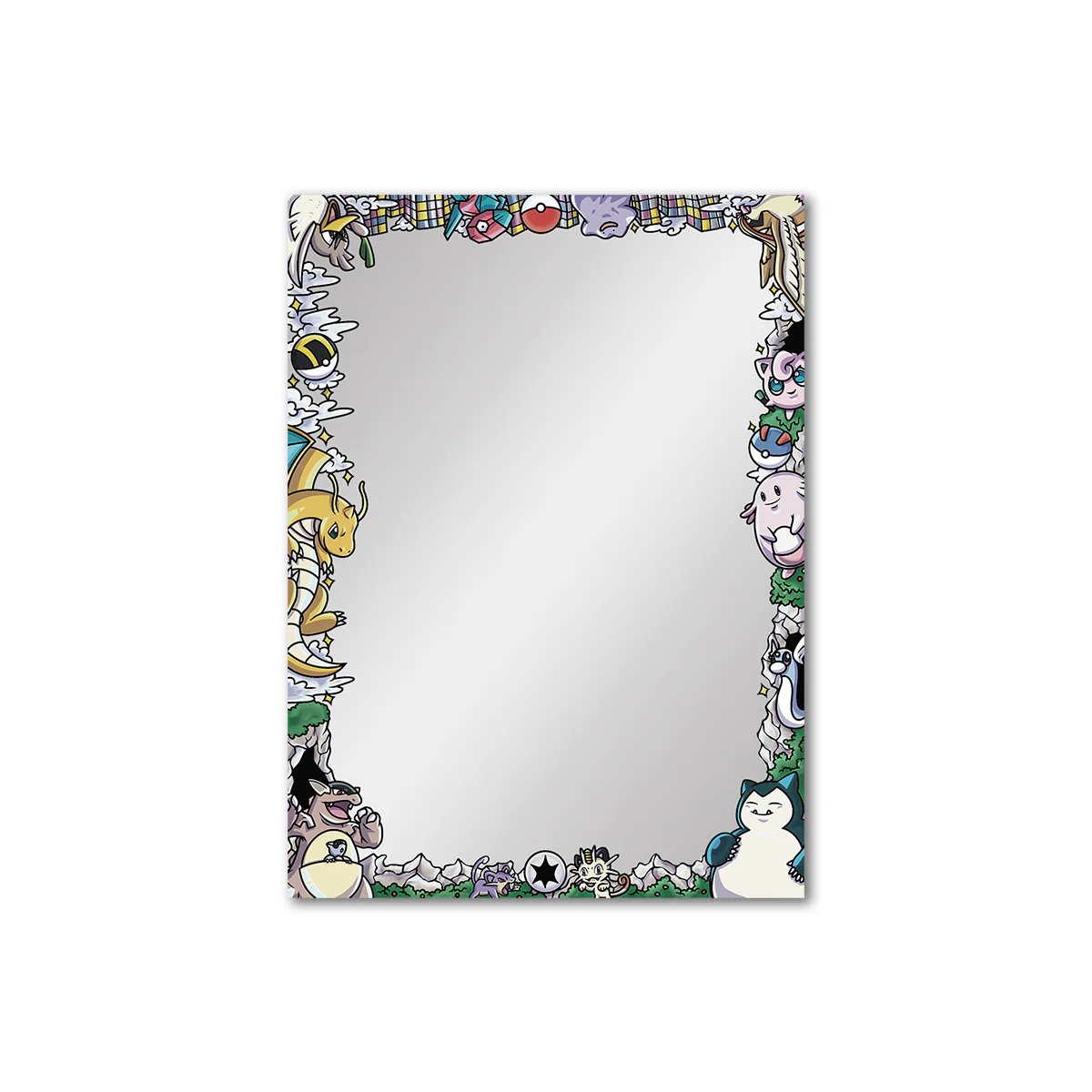Colorless Kanto Pokemon Printed Border Oversleeves