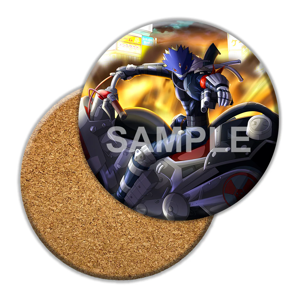 Beelzemon Riding Behemoth Ceramic Coaster