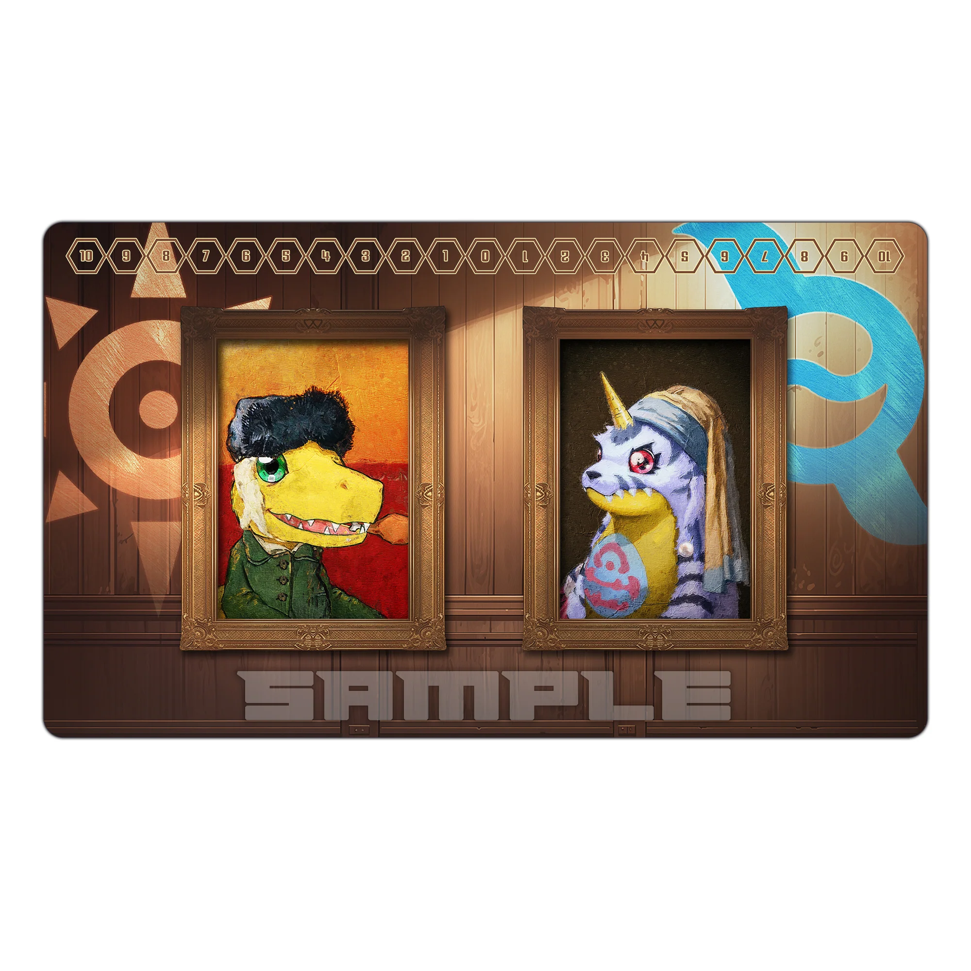 Courage & Friendship Painting Displays TCG Playmat - Image 2