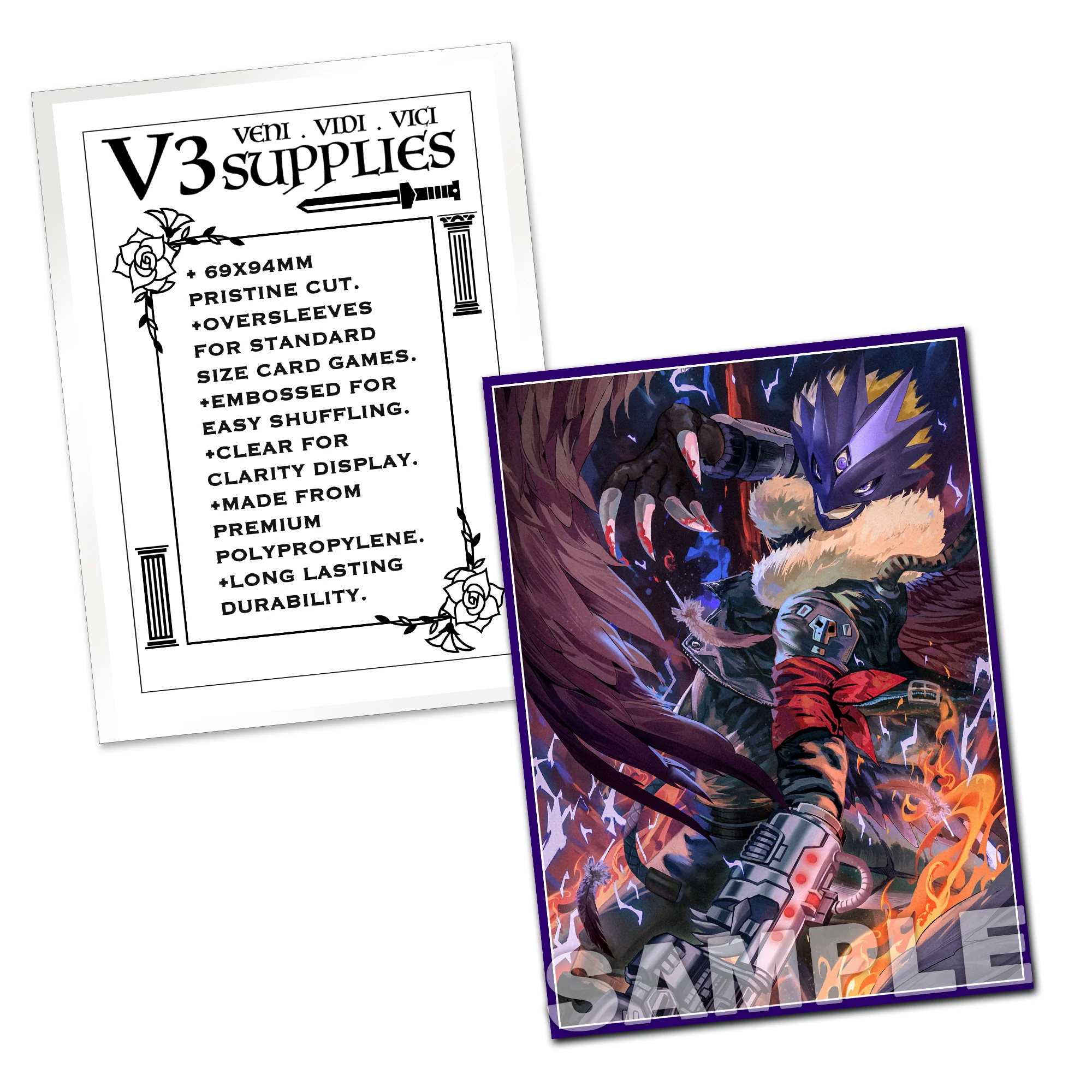 Demon Lord Beelze Blast Mode Standard Size Card Sleeves - Image 2