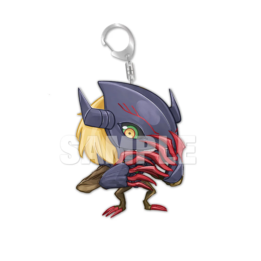 Diaboromon Chibi Acrylic Keychain