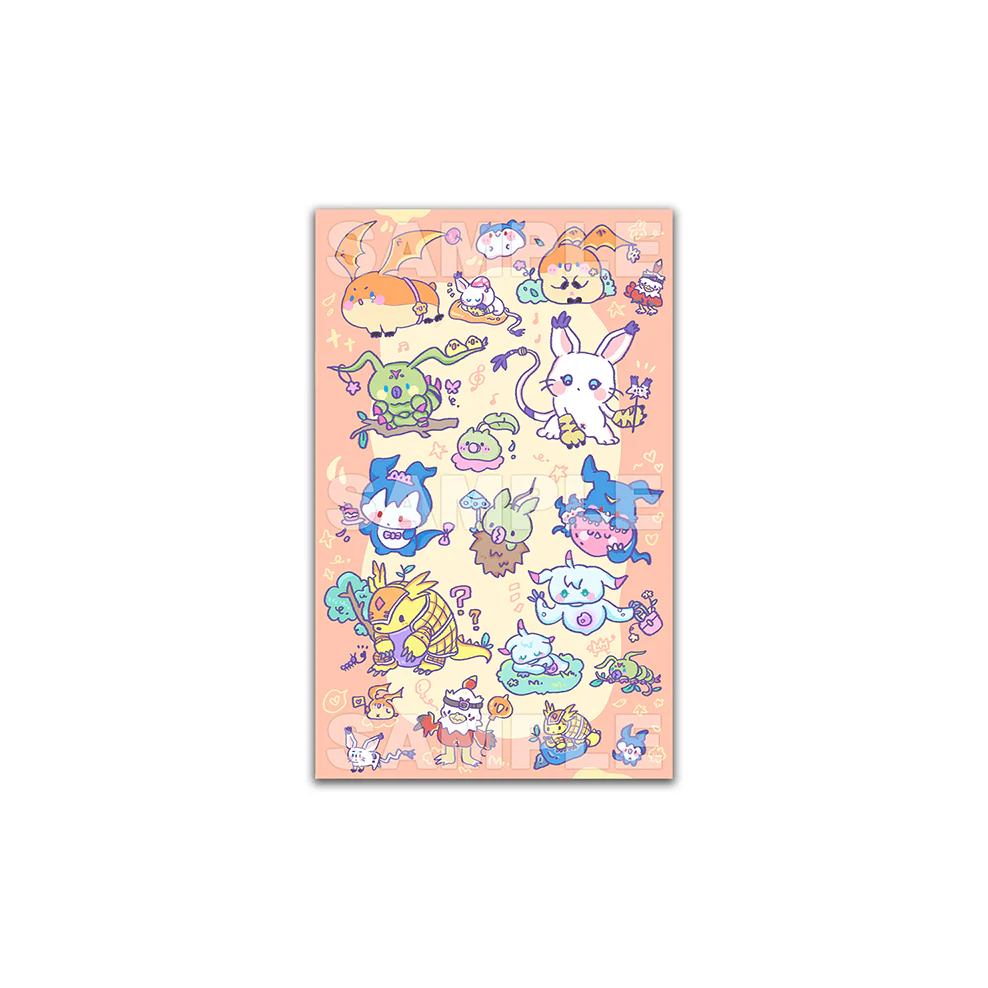 Digital Adventure 02 Waterproof Transparent Sticker Set