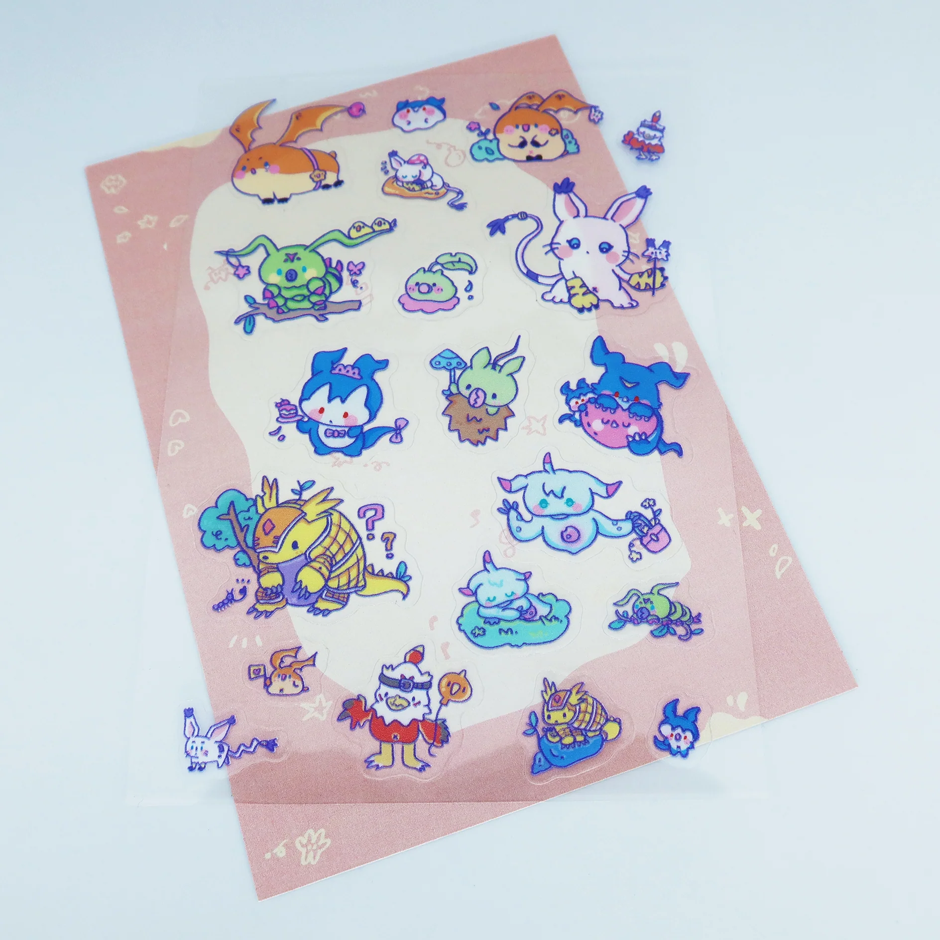Digital Adventure 02 Waterproof Transparent Sticker Set - Image 2