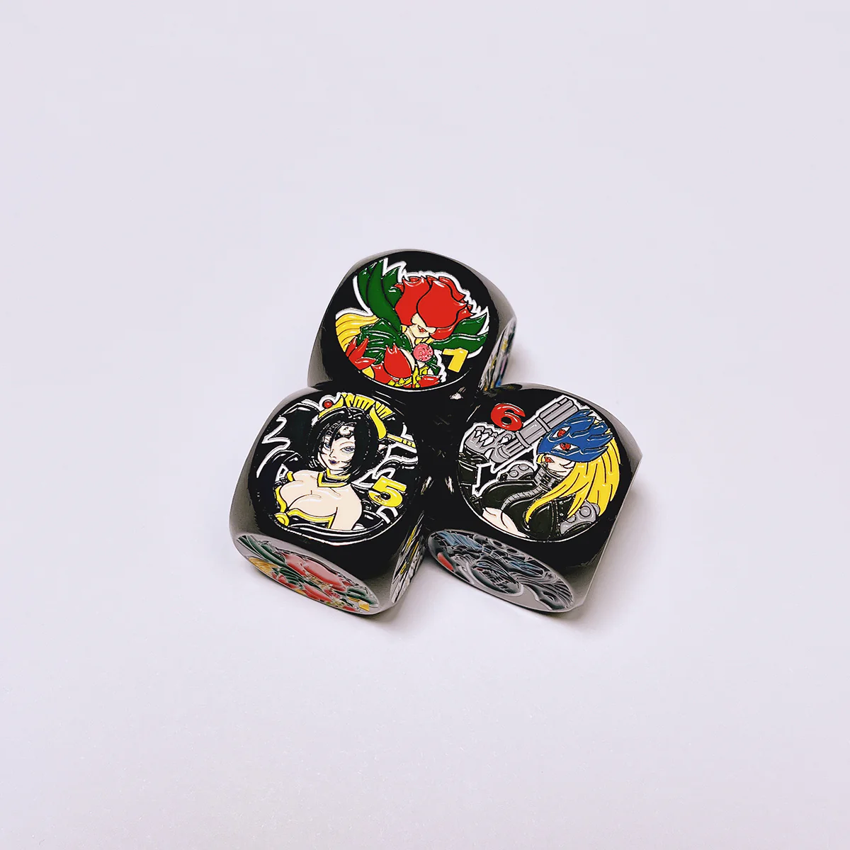 Digital Ladies Metal Dice [Limited Quantities in Stock] - Image 3