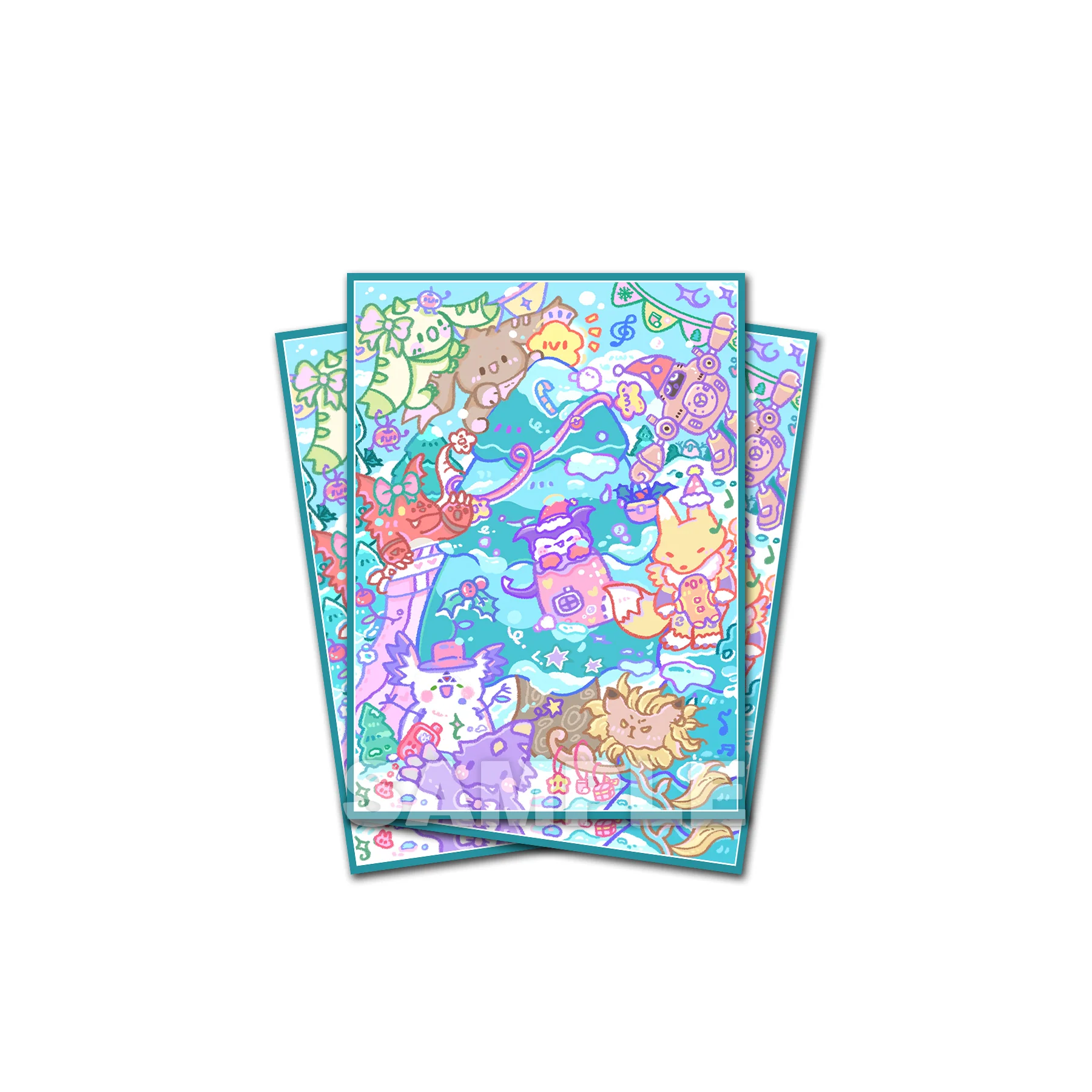 Digital Tamers X'mas Celebrations Standard Size Card Sleeves
