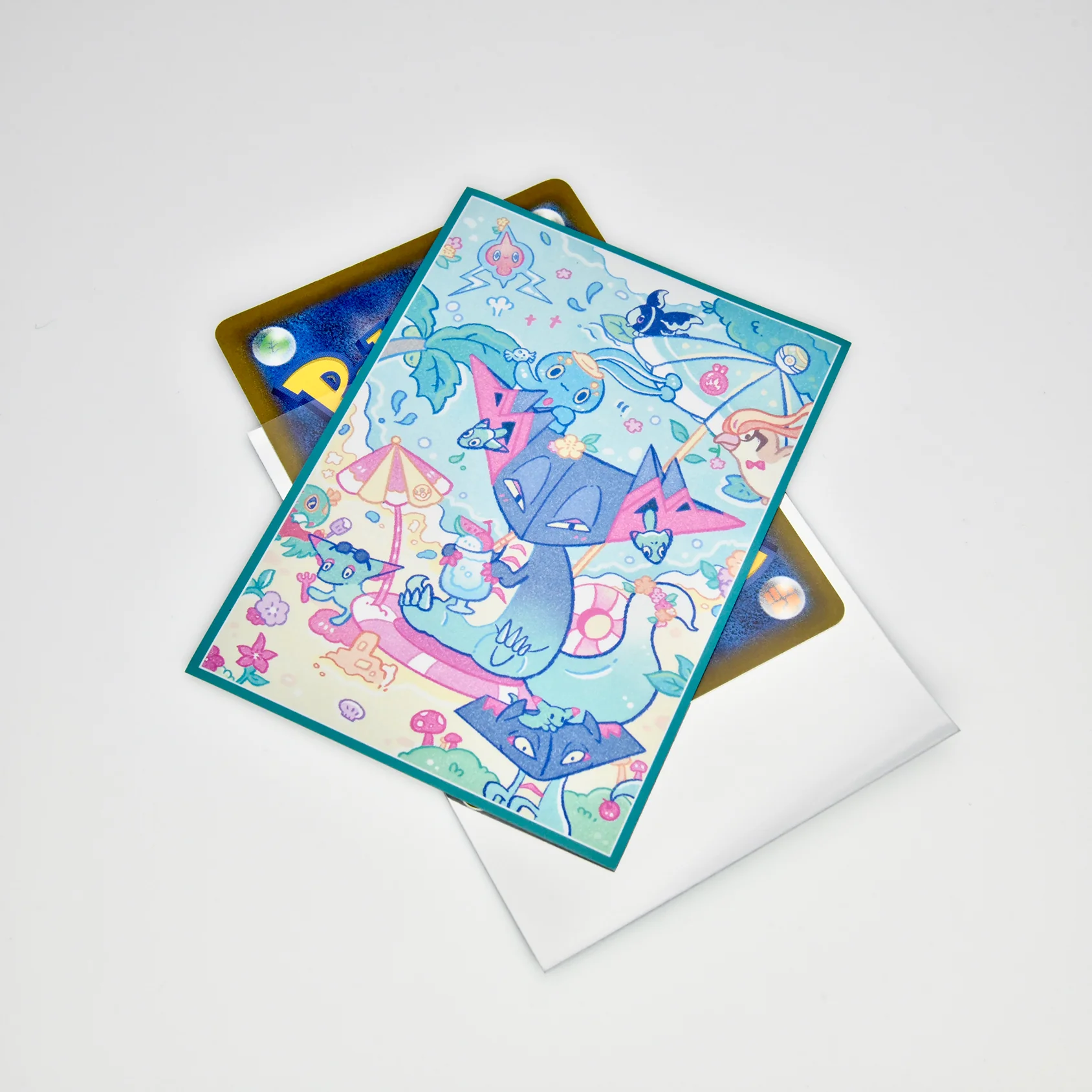 Dragapult's Summer Vacation Standard Size Card Sleeves - Image 4