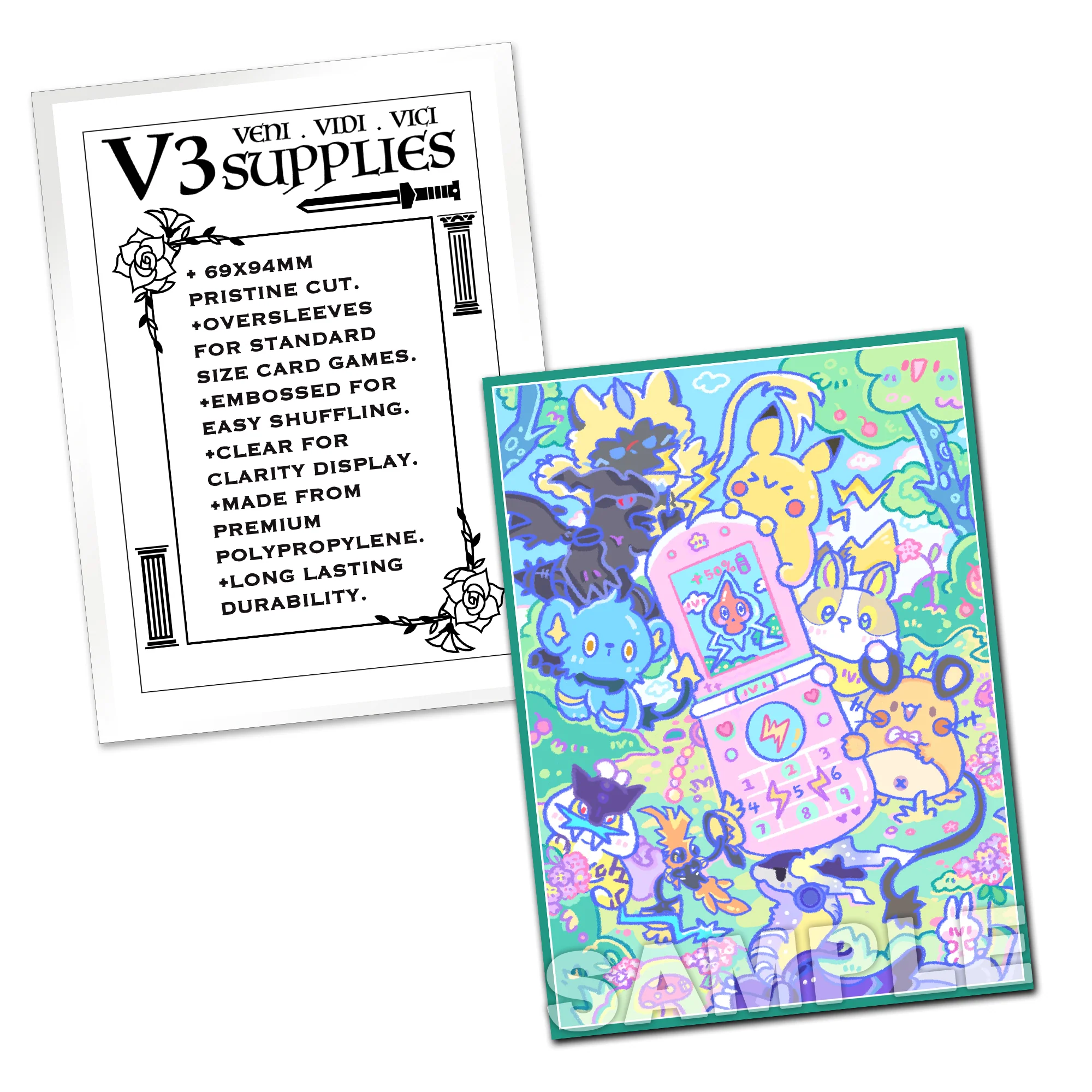 Electrifying Forest Standard Size Card Sleeves - Image 2