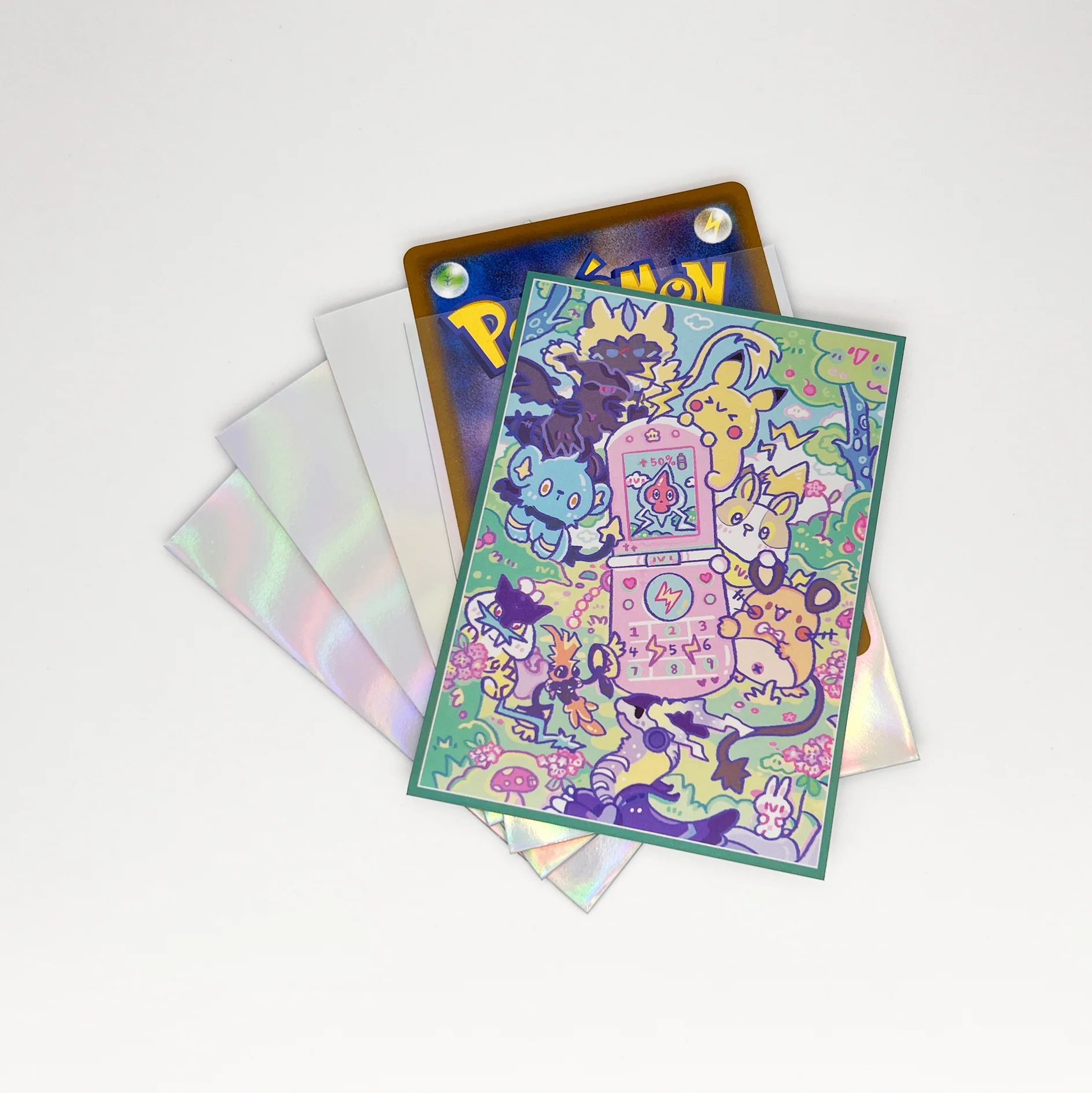Electrifying Forest Standard Size Card Sleeves - Image 3