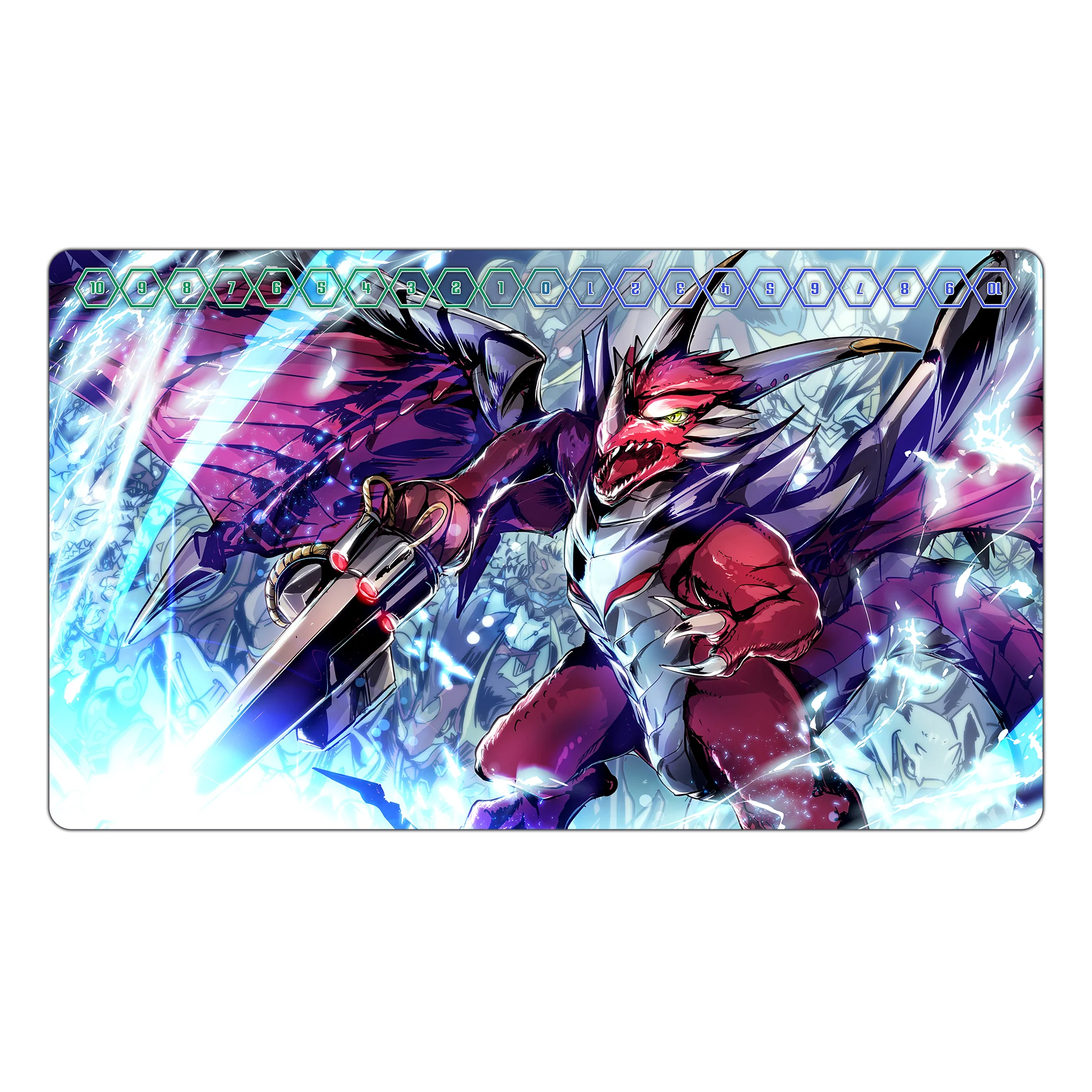 Dragon Emperor Examon Avalon's Gate TCG Playmat - Image 2