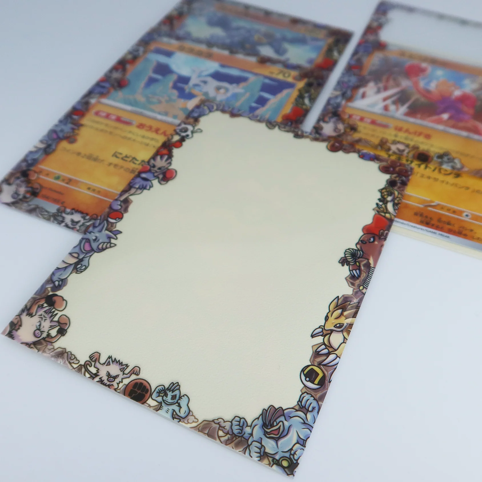 Fighting Kanto Pokemon Printed Border Oversleeves - Image 5