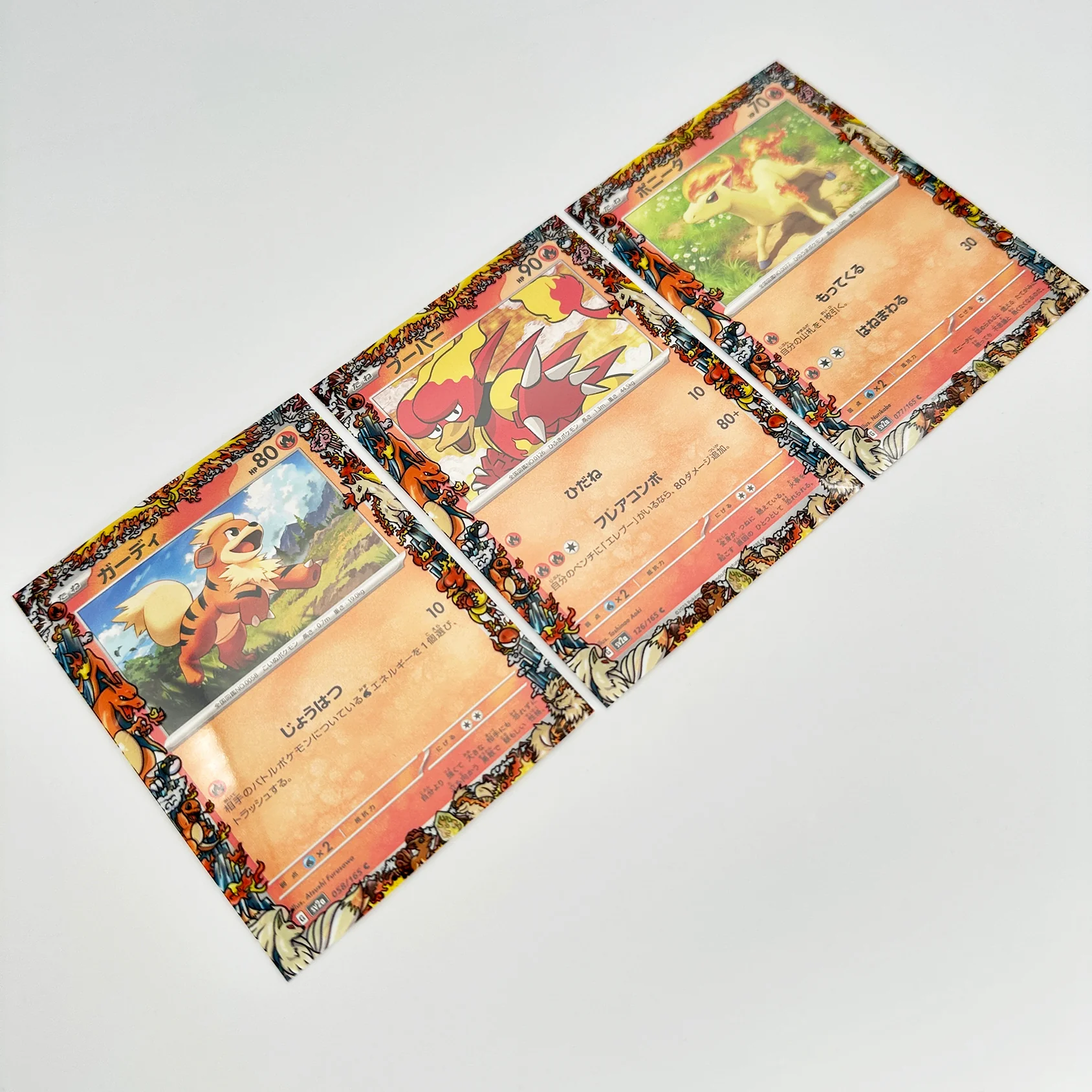 Fire Kanto Pokemon Printed Border Oversleeves - Image 4