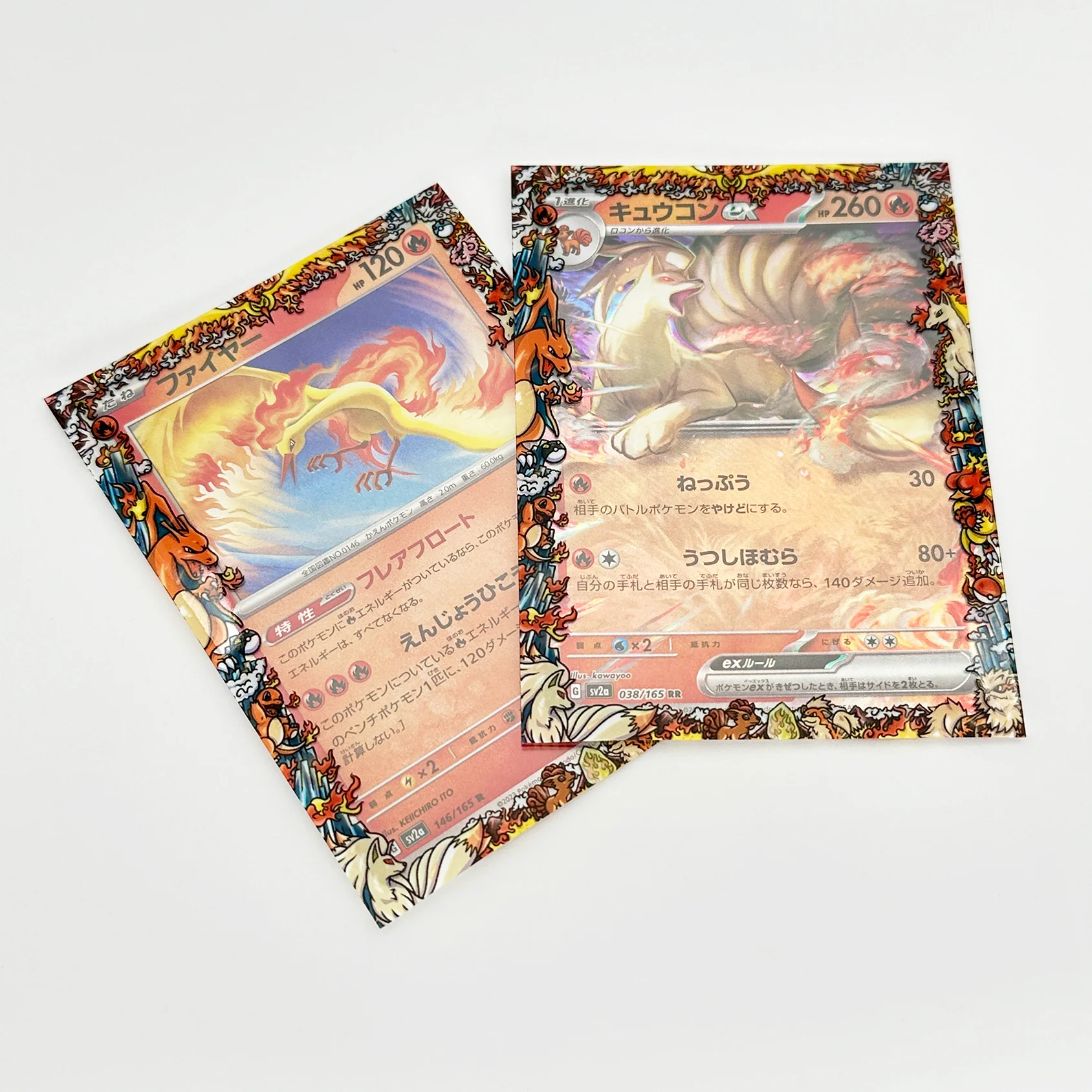 Fire Kanto Pokemon Printed Border Oversleeves - Image 5
