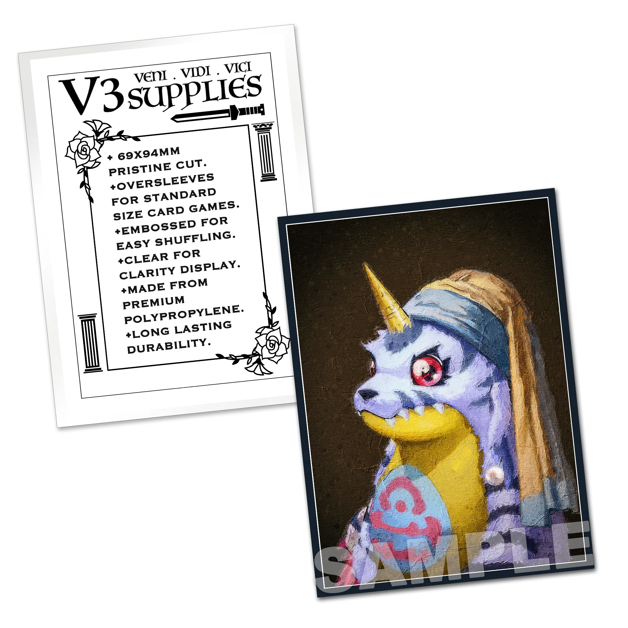 Gabu with a Pearl Earring Standard Size Card Sleeves - Image 2