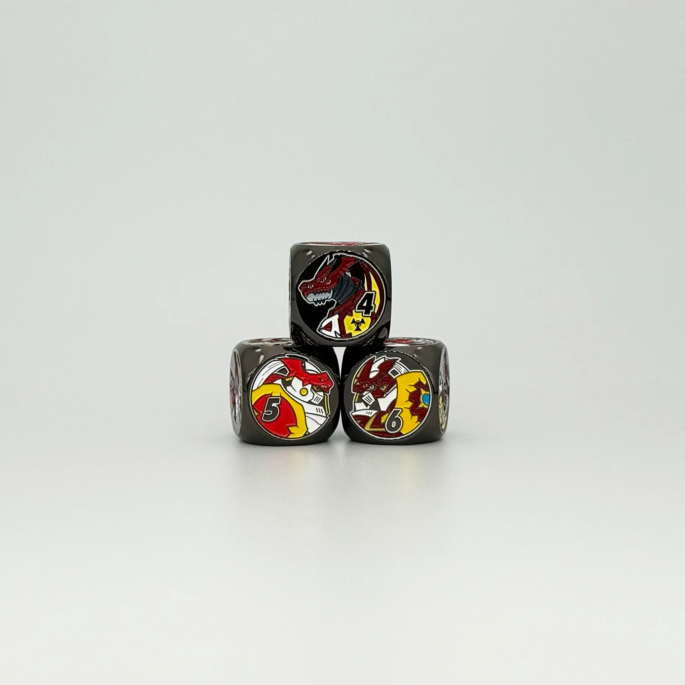 Gallant Crimson Mode Metal Dice [Limited Quantities in Stock] - Image 3