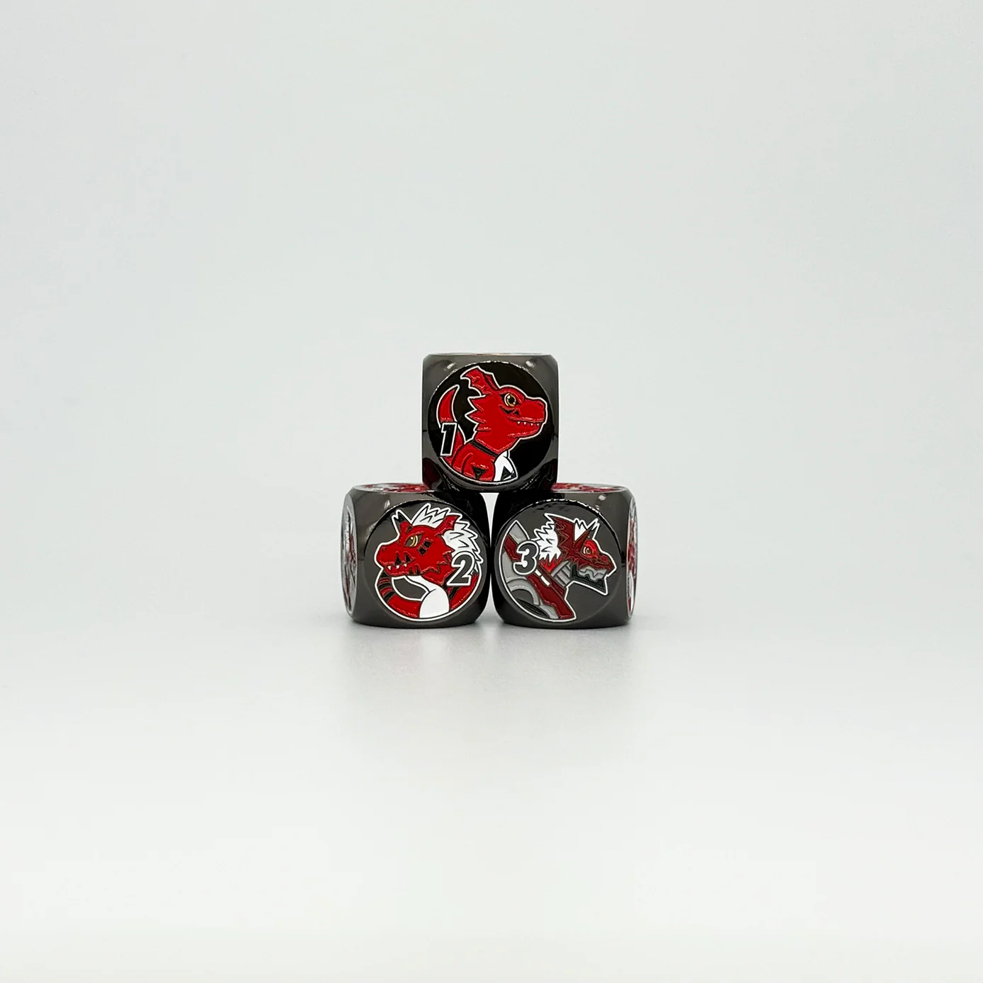 Gallant Crimson Mode Metal Dice [Limited Quantities in Stock] - Image 4