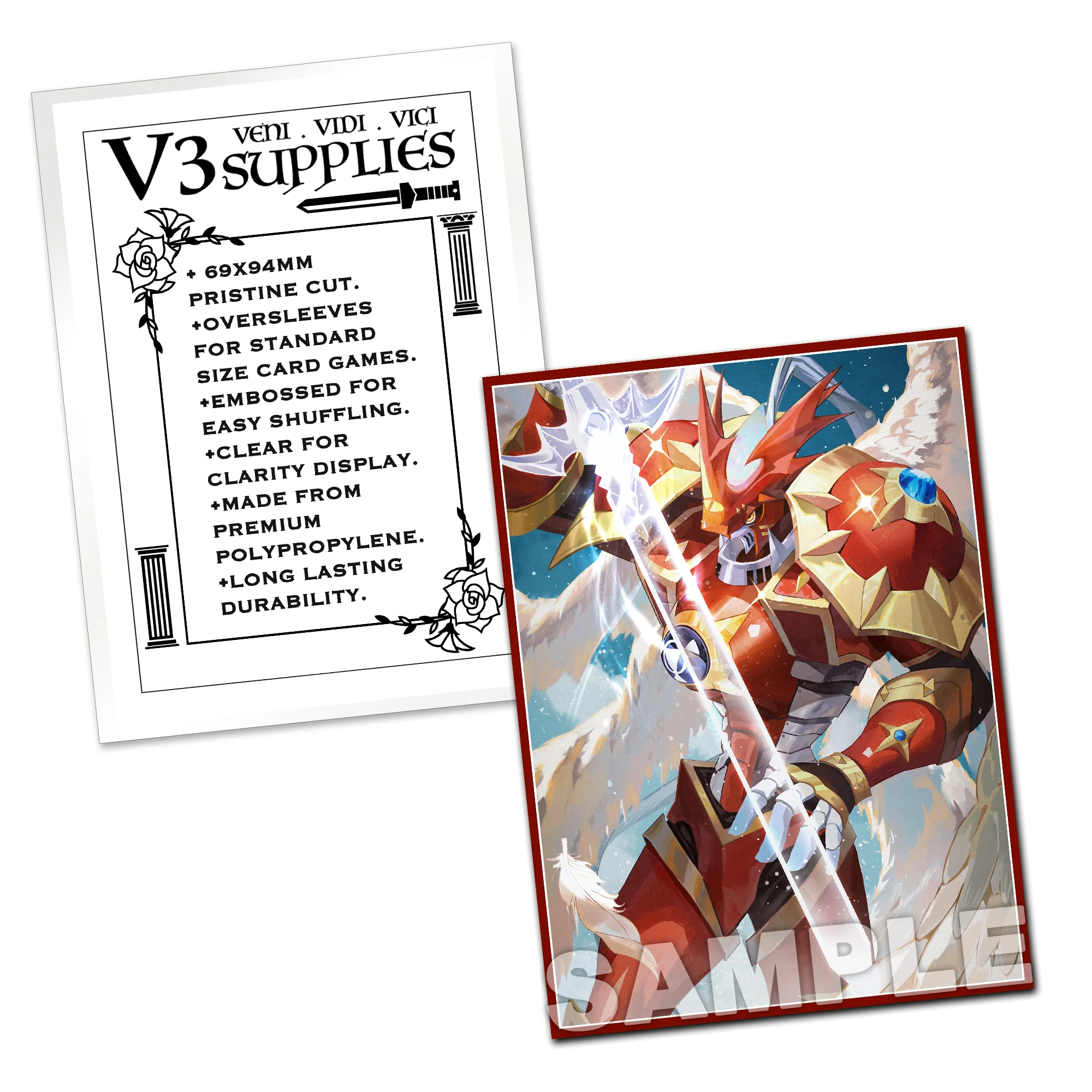 Gallant Knight: Crimson Mode Standard Size Card Sleeves - Image 2