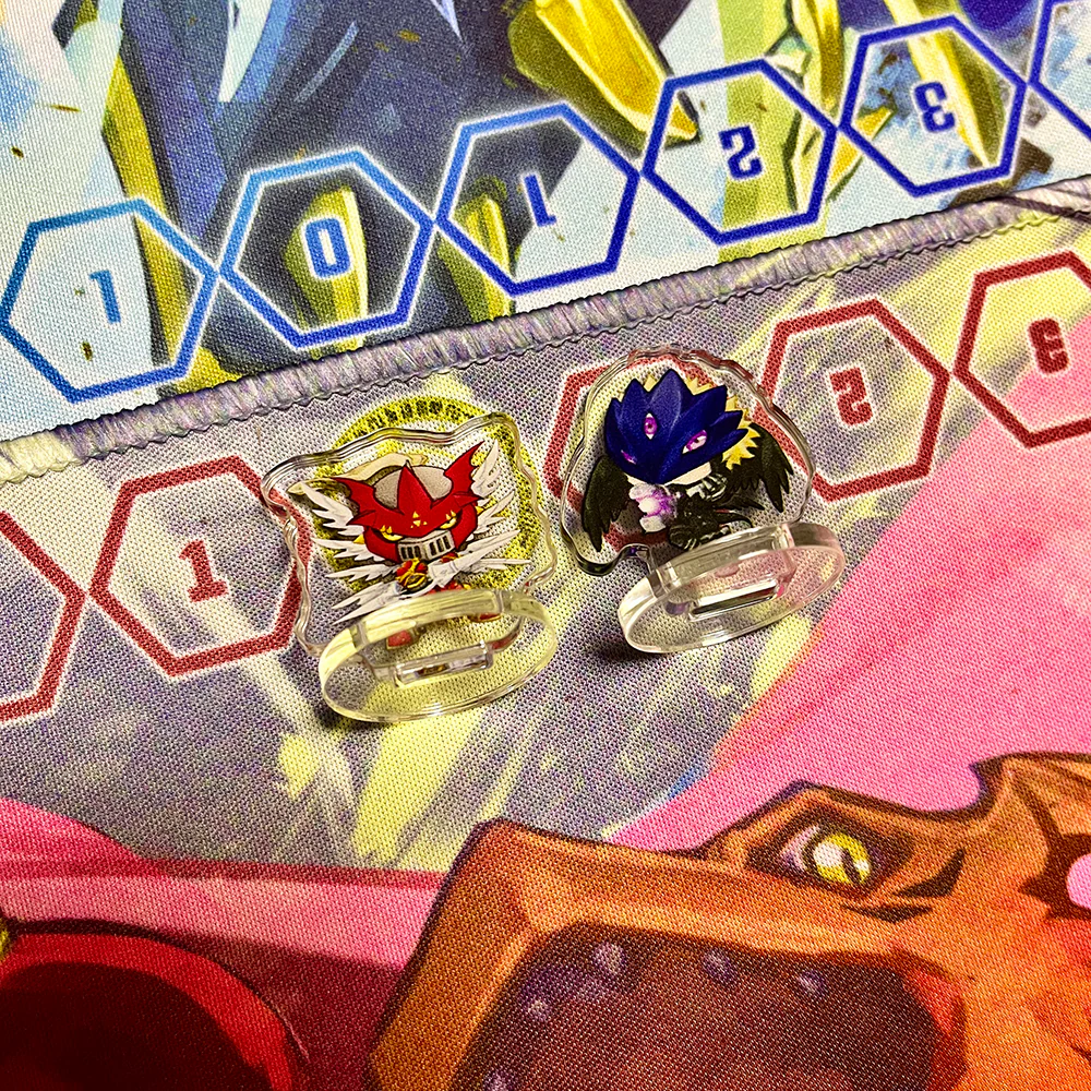 Gallantmon Crimson Mode Acrylic Memory Marker - Image 3