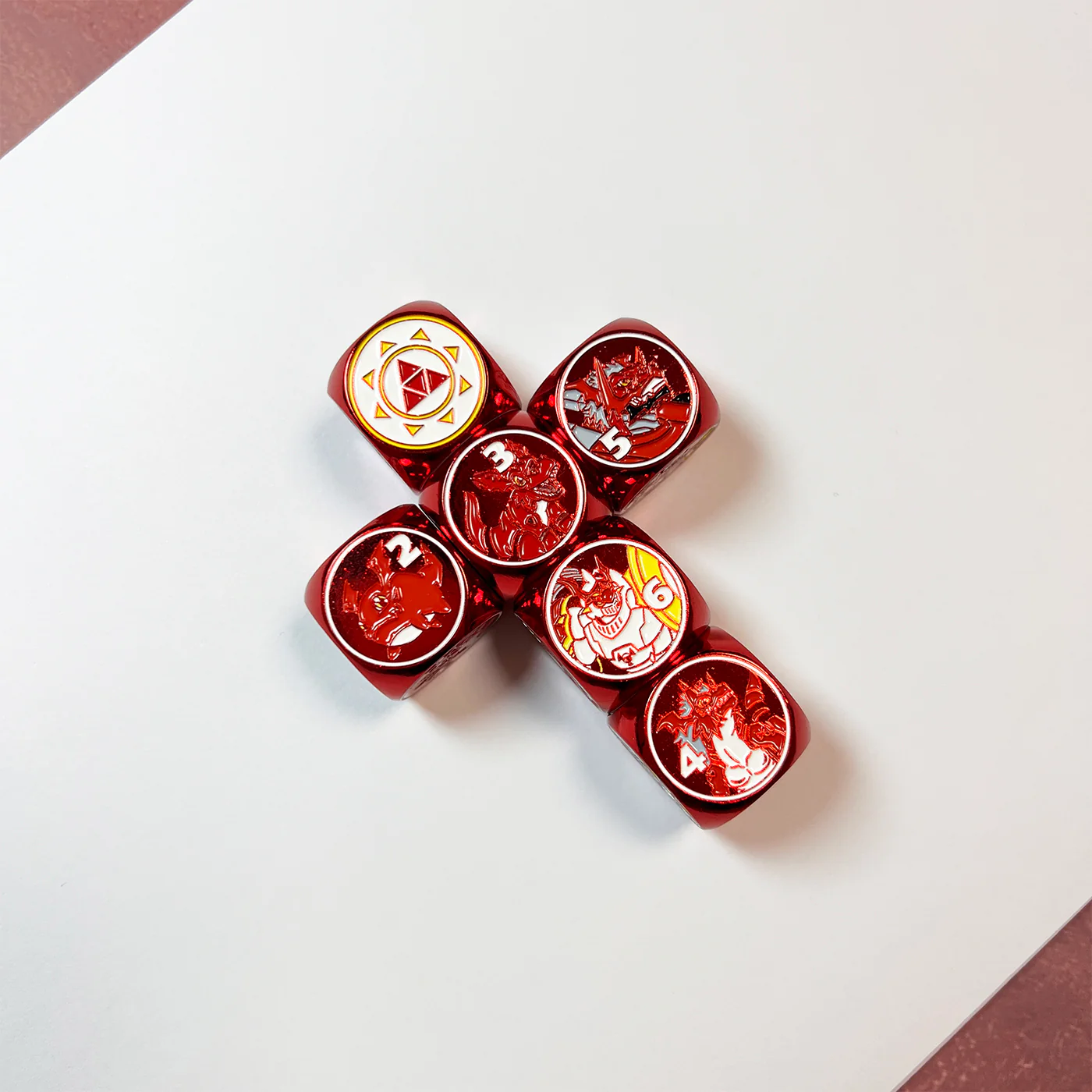 Gallantmon Evolution Chipless Metal Dice [Restocked in Limited Quantities!] - Image 4