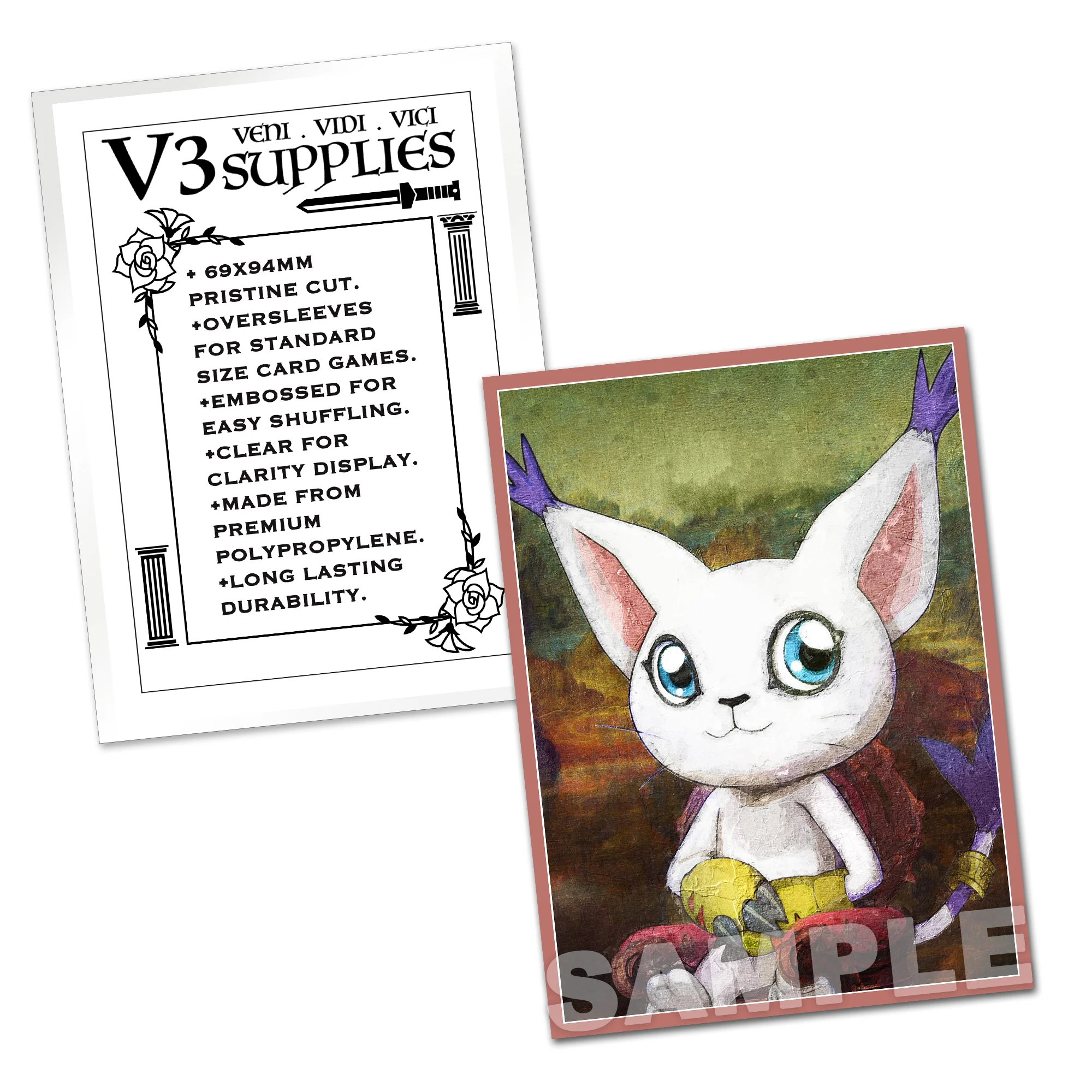 Gato Lisa Standard Size Card Sleeves - Image 2
