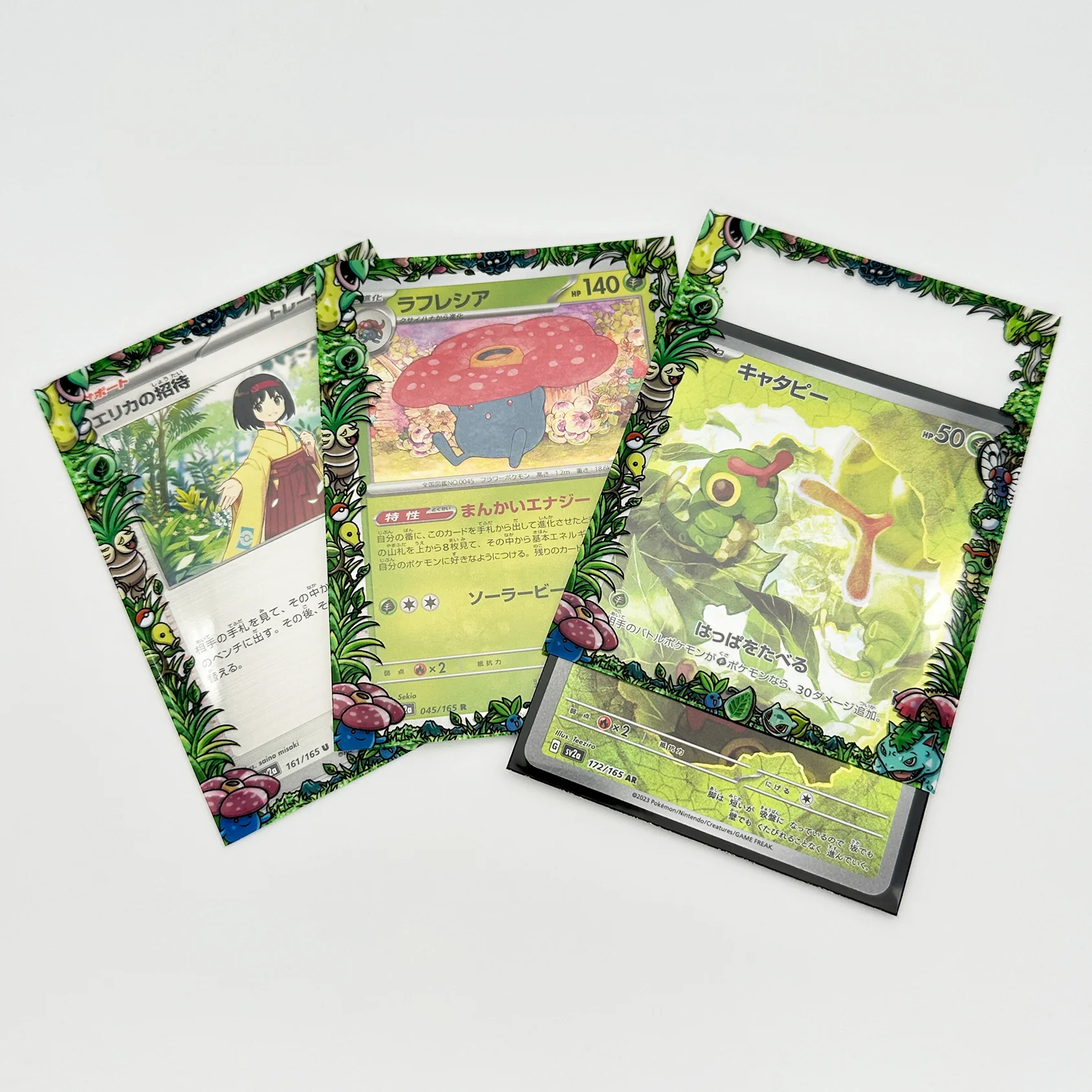 Grass Kanto Pokemon Printed Border Oversleeves - Image 4