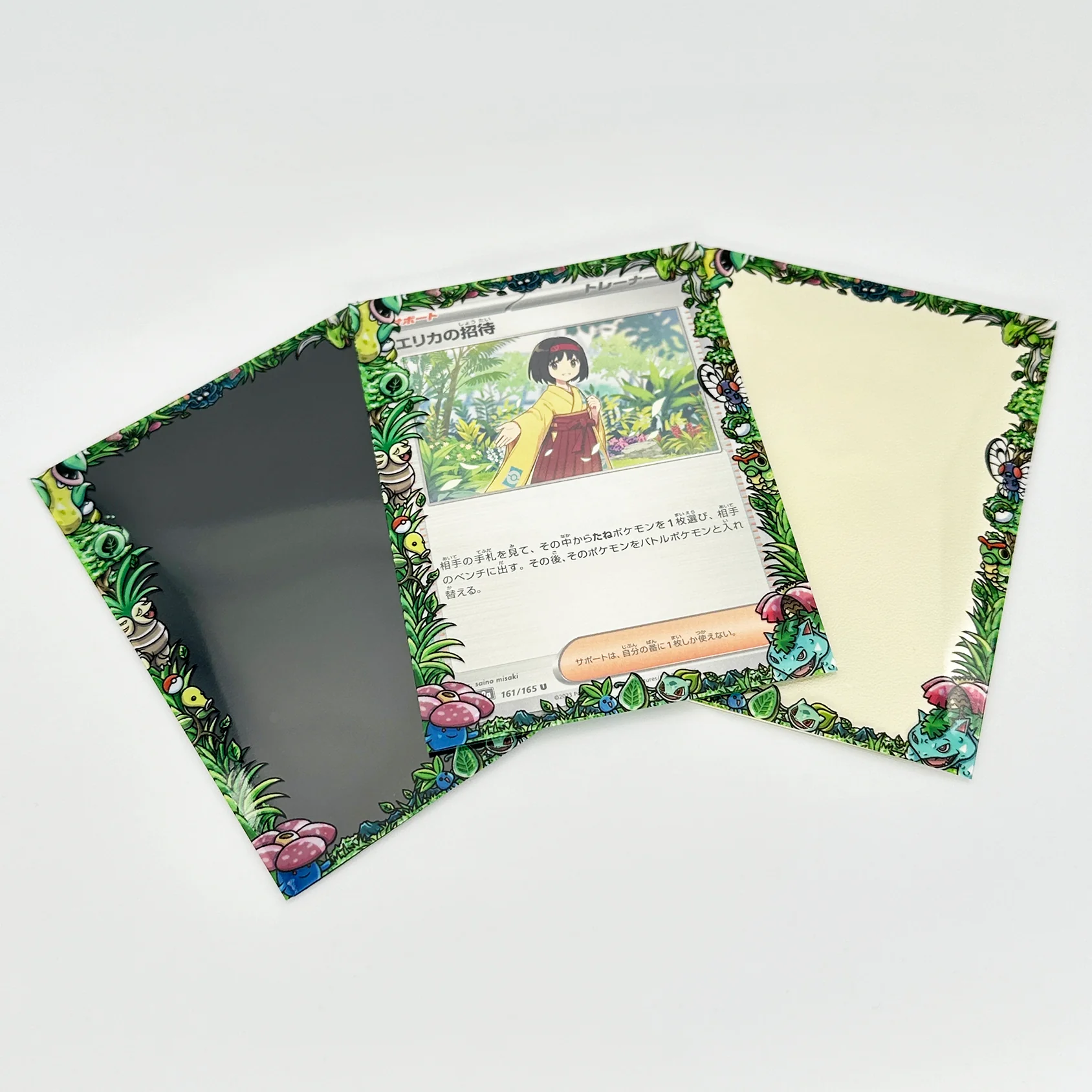 Grass Kanto Pokemon Printed Border Oversleeves - Image 5