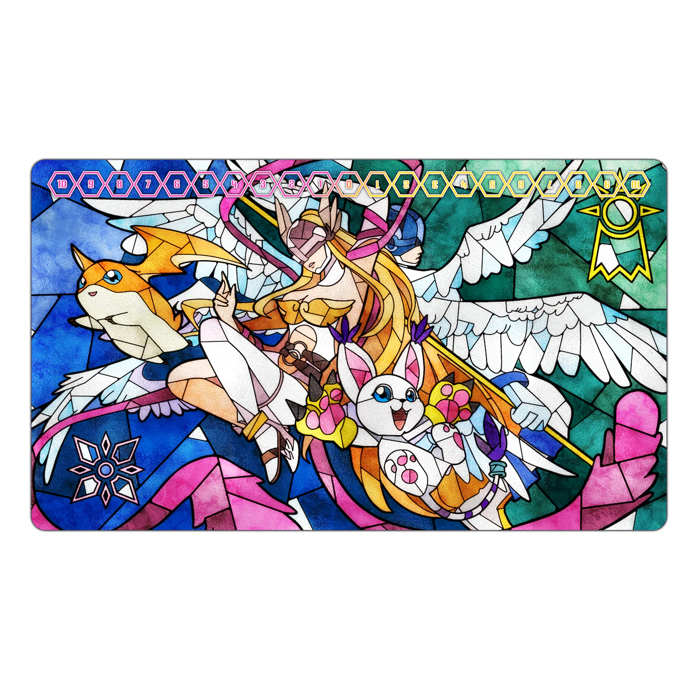 Hope & Light Stained Glass Art TCG Playmat - Image 2