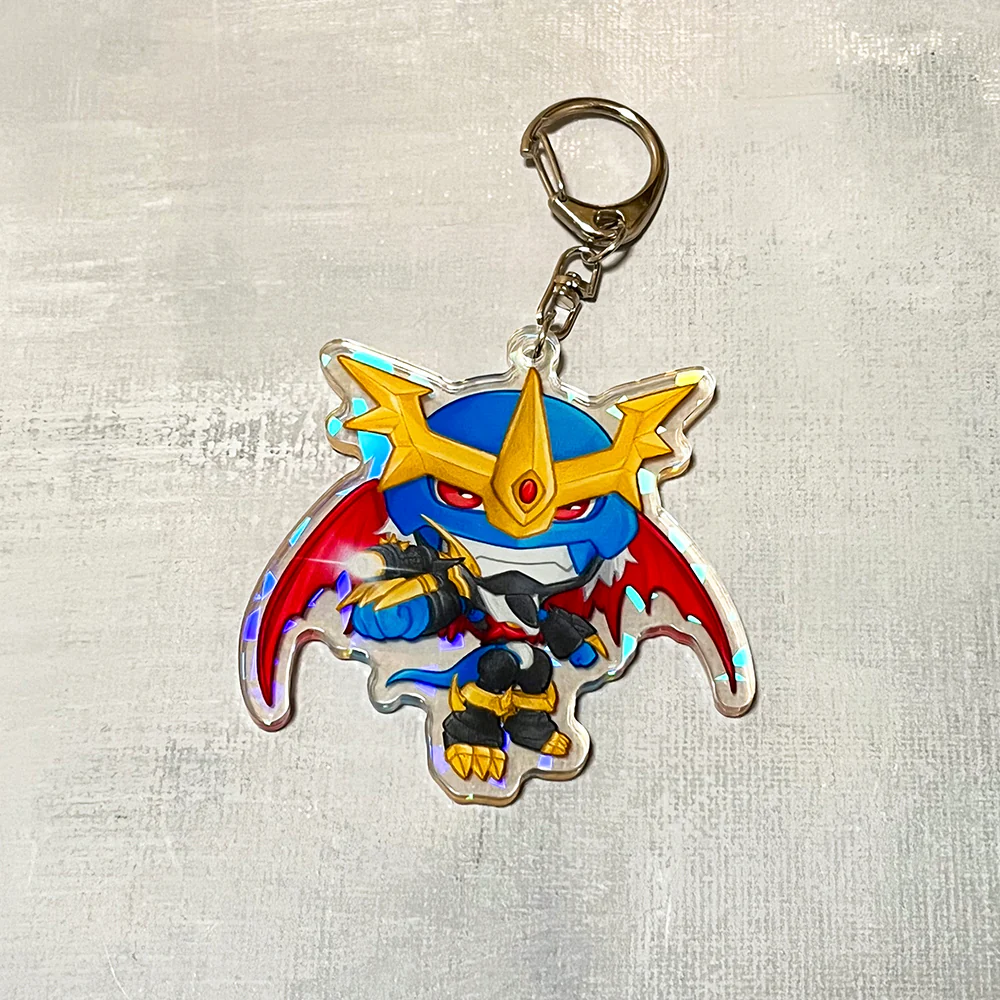 Imperialdramon Fighter Mode Chibi Acrylic Keychain - Image 2