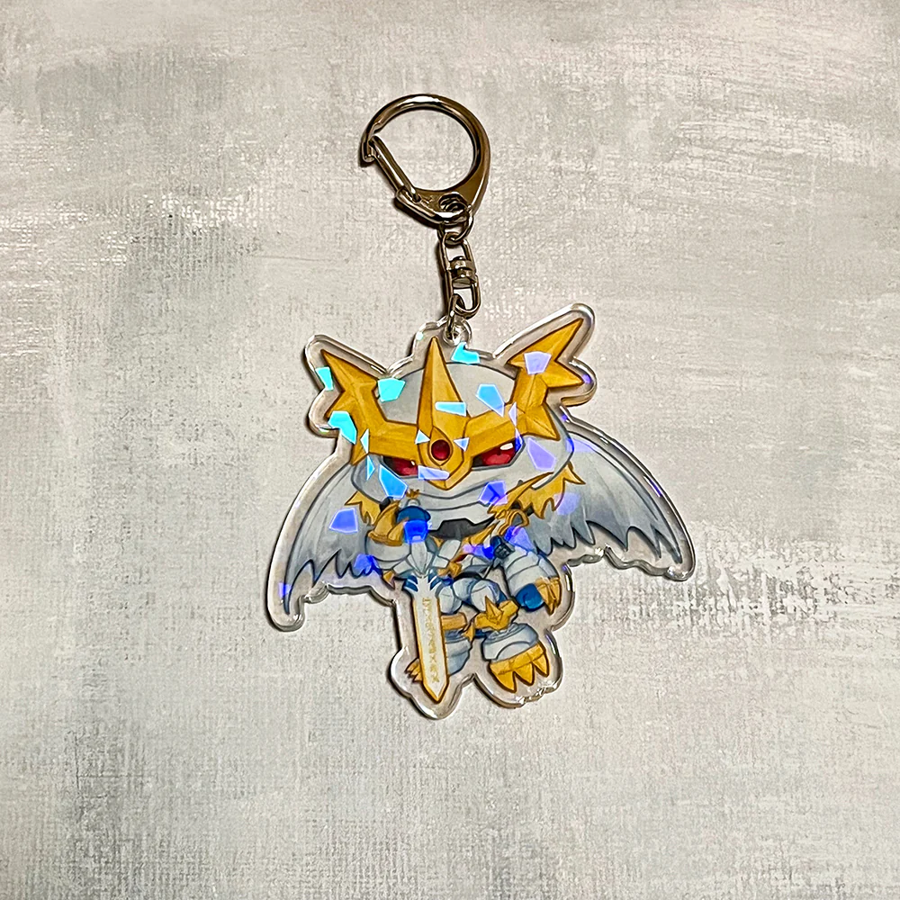 Imperialdramon Paladin Mode Chibi Acrylic Keychain - Image 2