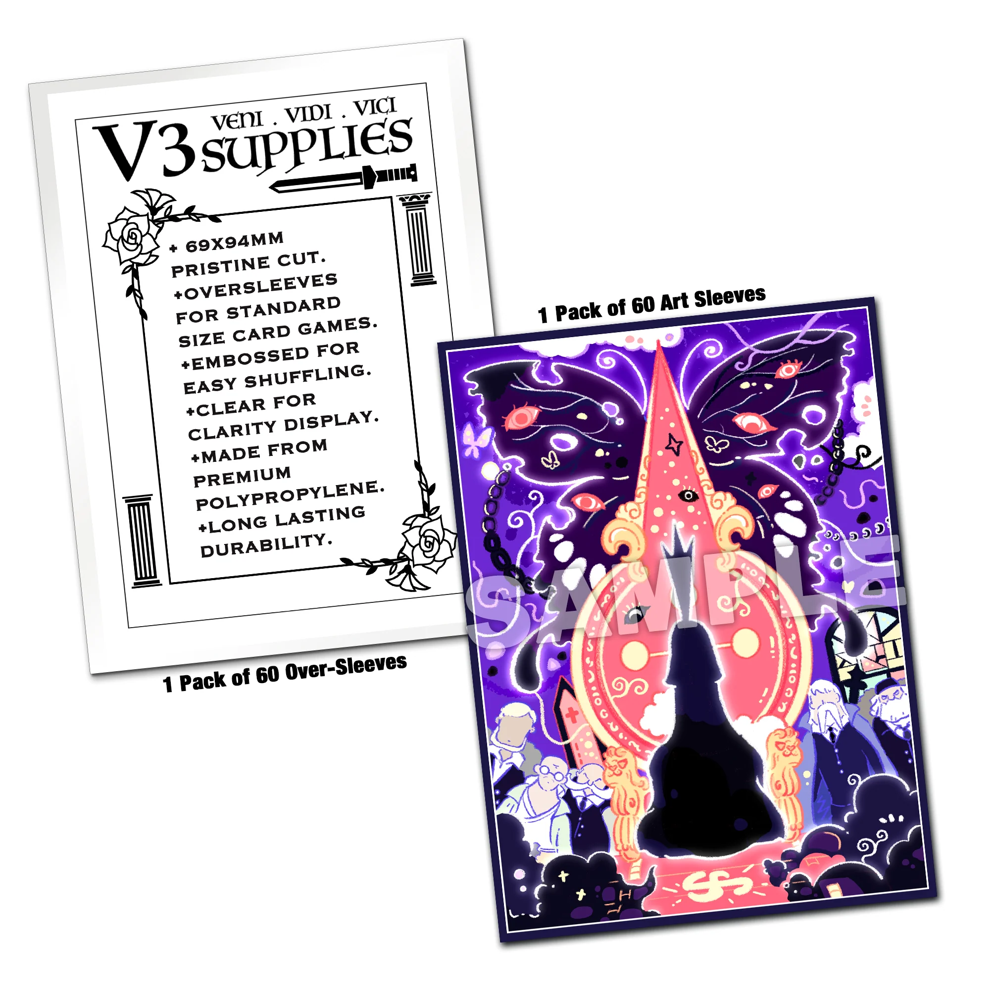 Imu & 5 Elders Standard Size Card Sleeves [In-Stock] - Image 2